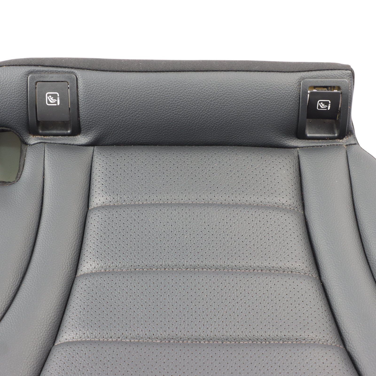 Mercedes W205 Rear Seat Bench Couch Covering Trim Black Imitation Leather