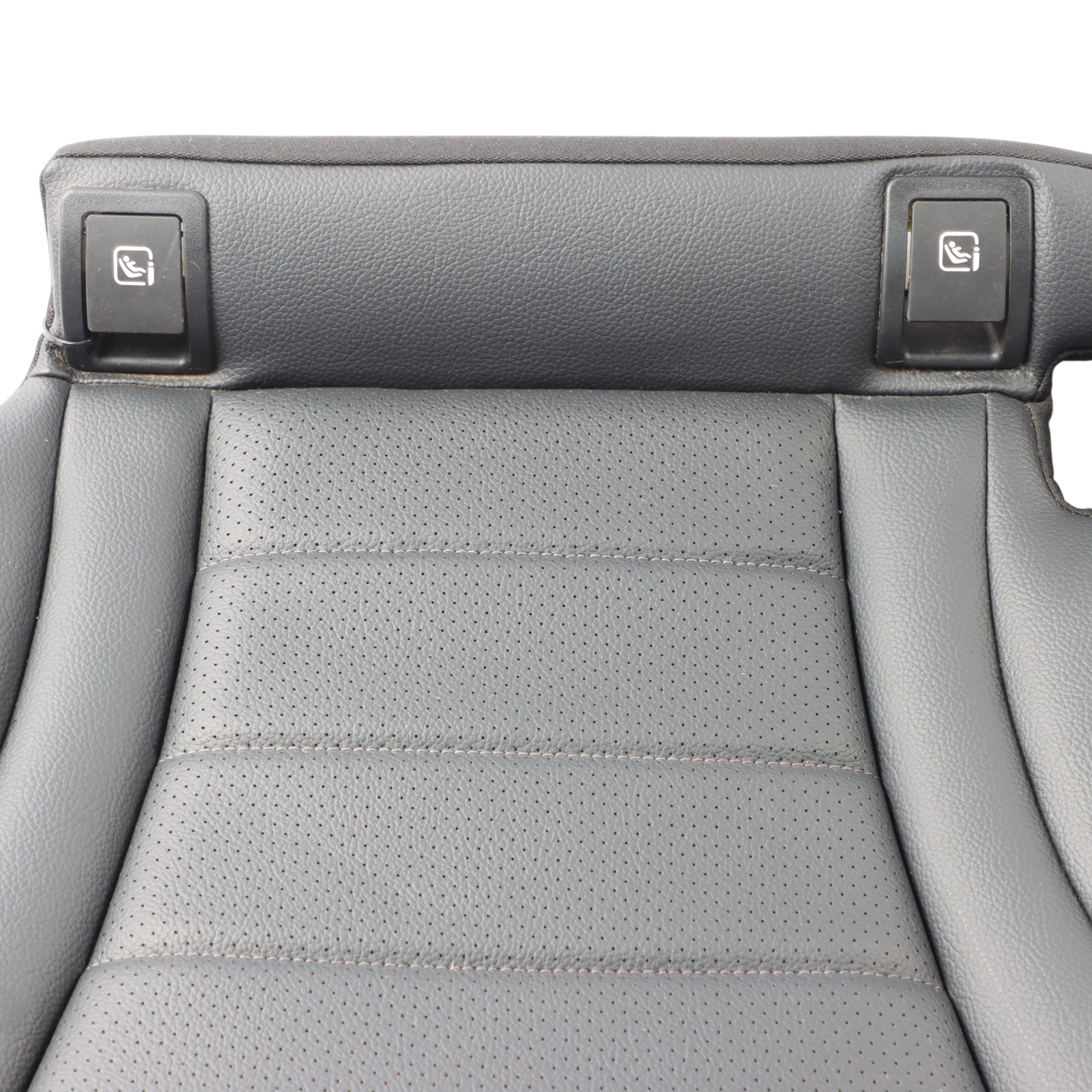 Mercedes W205 Rear Seat Bench Couch Covering Trim Black Imitation Leather