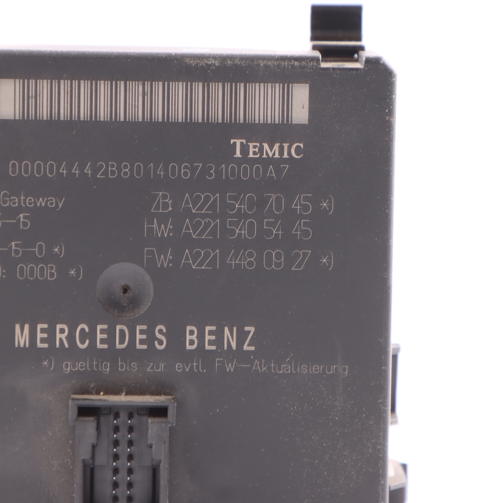 Mercedes W221 Gateway Control Unit Module ECU A2215407045