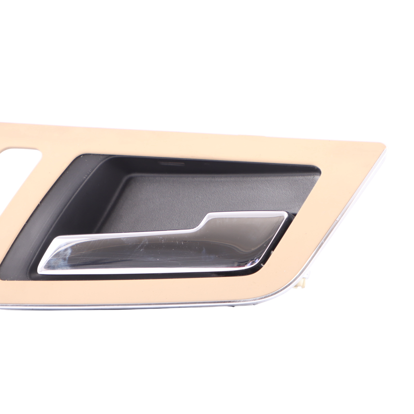 Mercedes W221 Door Handle Cover Trim Black Rear Right O/S Beige A2217305048