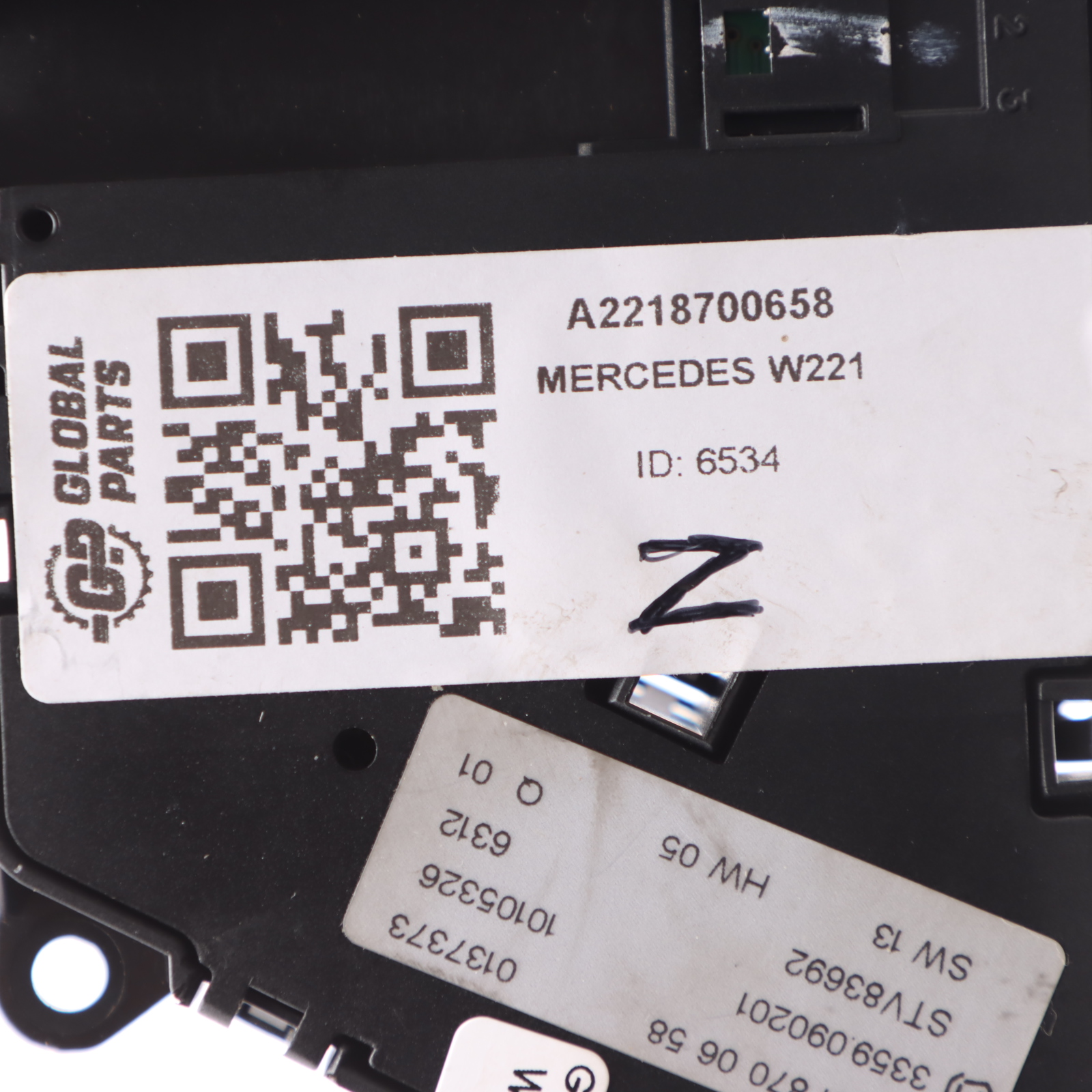 Mercedes W221 S65 Switch Seat Adjustment Left N/S Front Door Control A2218700658