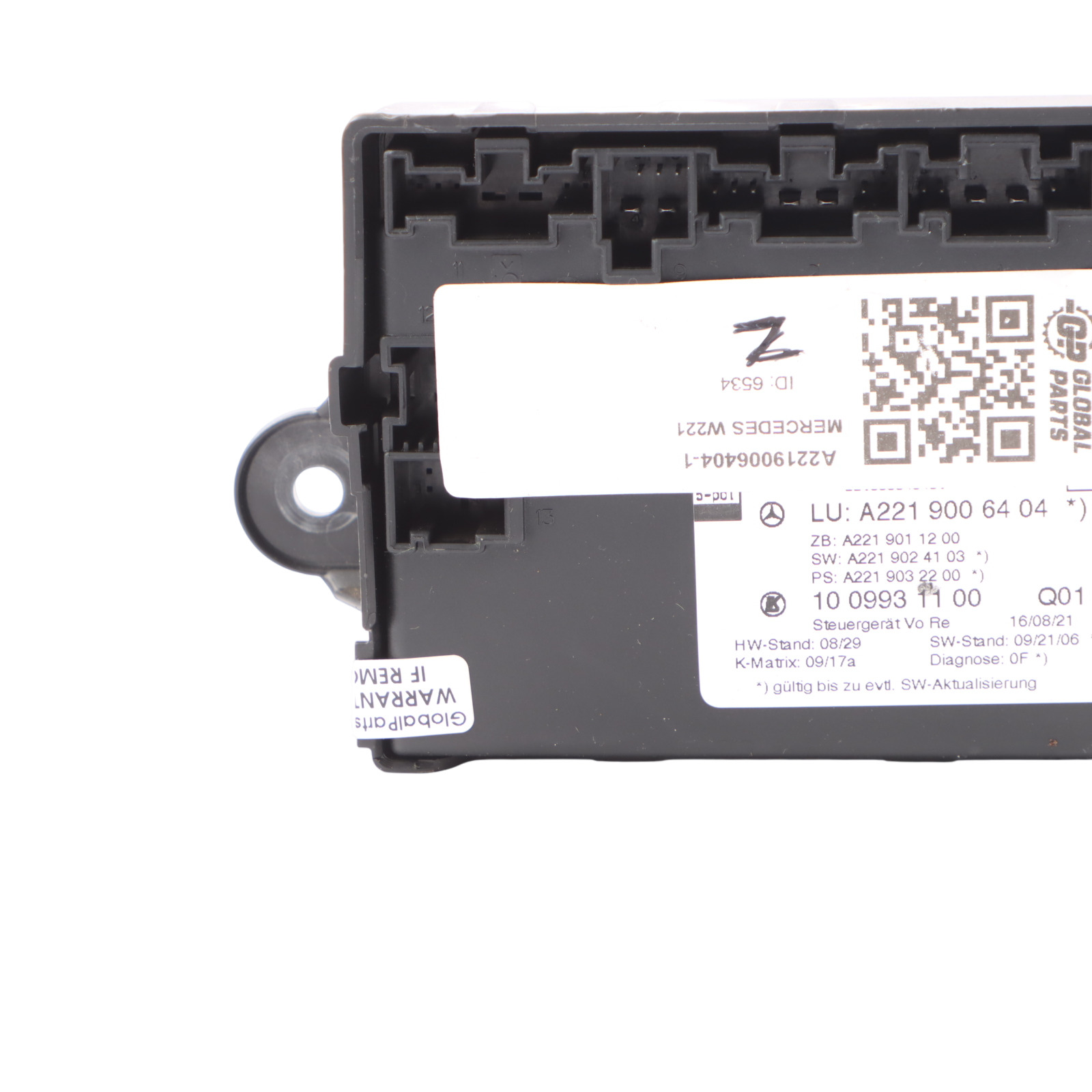 Mercedes W221 Door Module Front Right O/S Control Unit ECU A2219006404