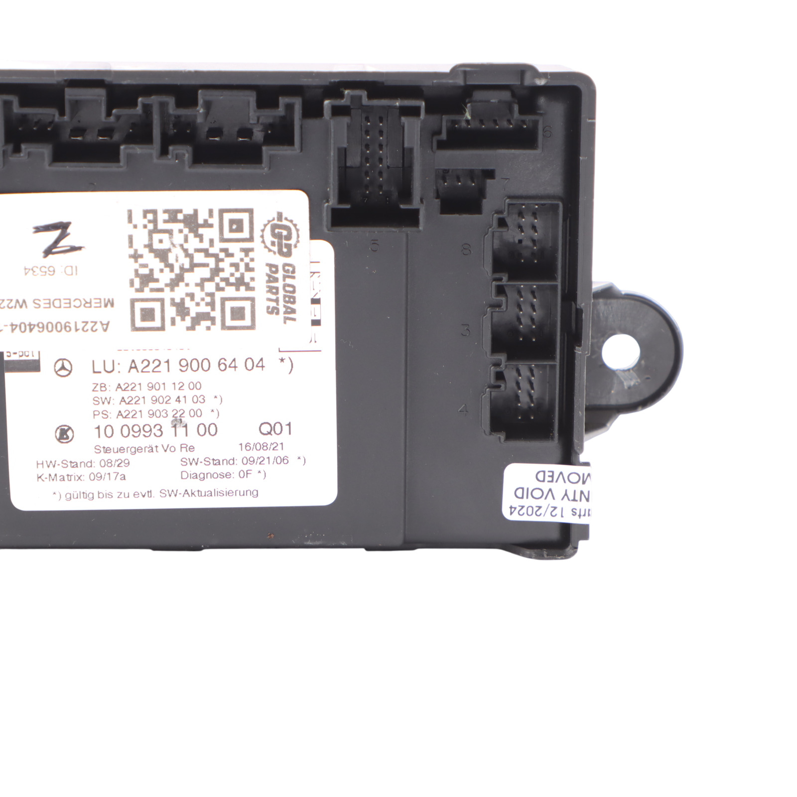 Mercedes W221 Door Module Front Right O/S Control Unit ECU A2219006404