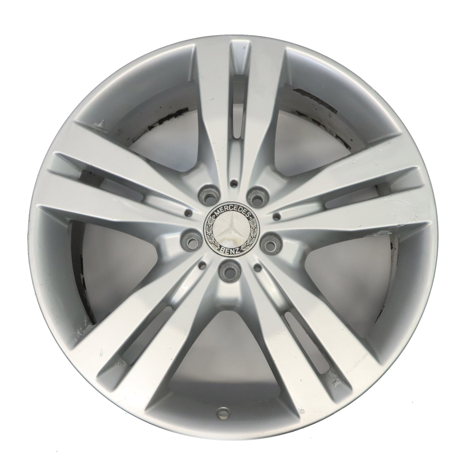 Mercedes W251 Silver Wheel Alloy Rim 20" 5 Double Spoke ET:60 8,5J A2514014002