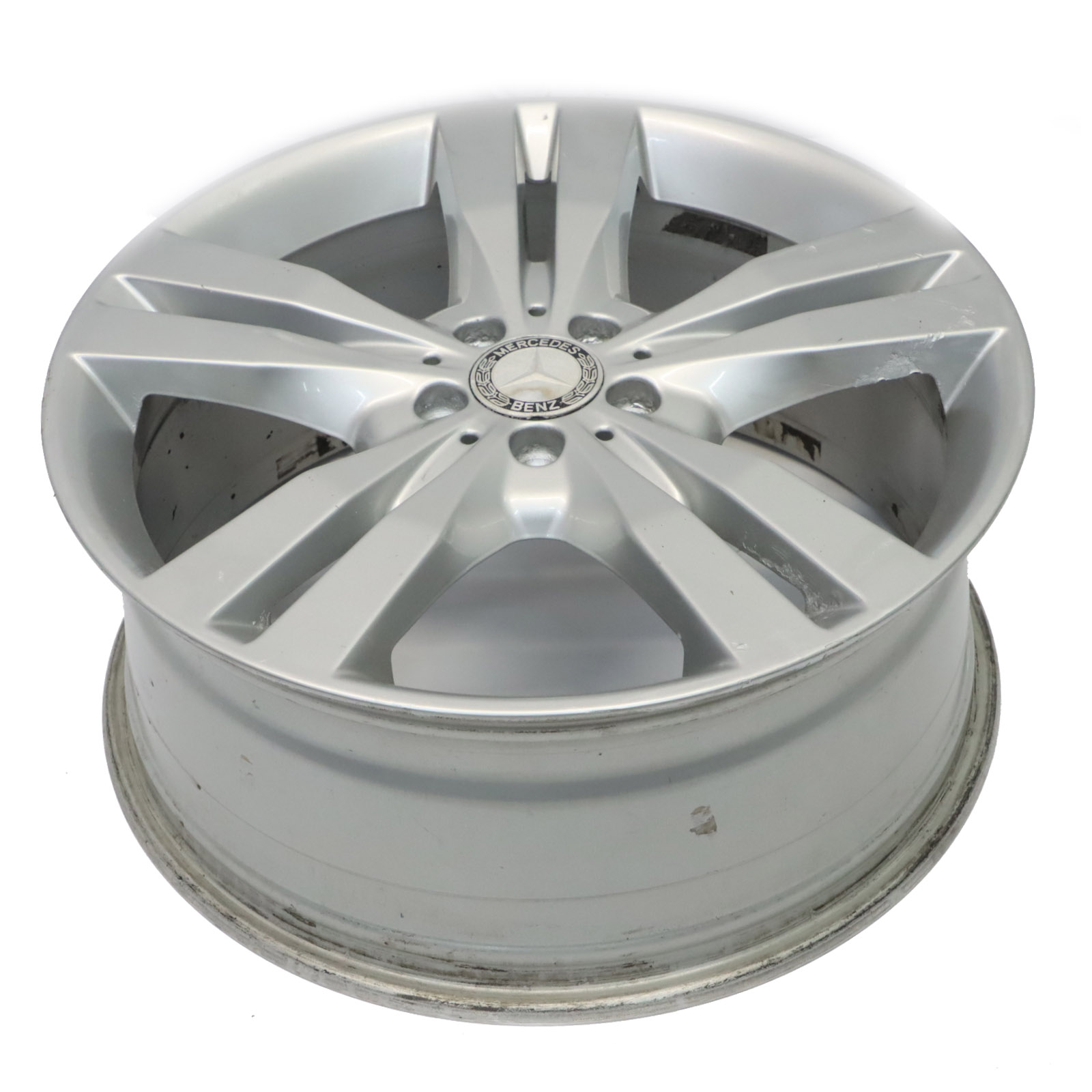 Mercedes W251 Silver Wheel Alloy Rim 20" 5 Double Spoke ET:60 8,5J A2514014002