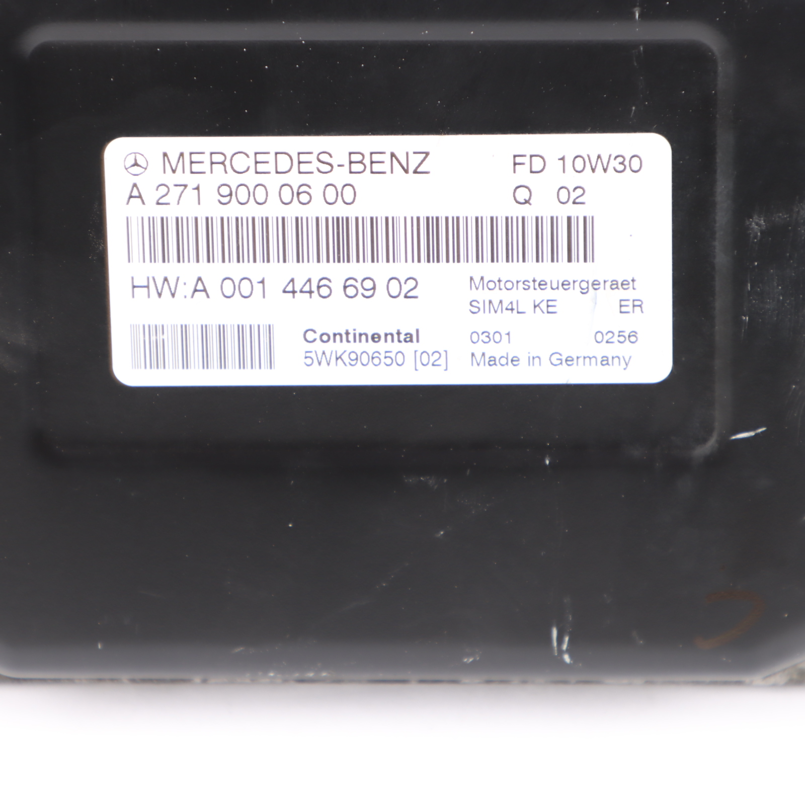 Mercedes CL203 C180 Kompressor M271.946 Engine Unit ECU A2719000600 Automatic