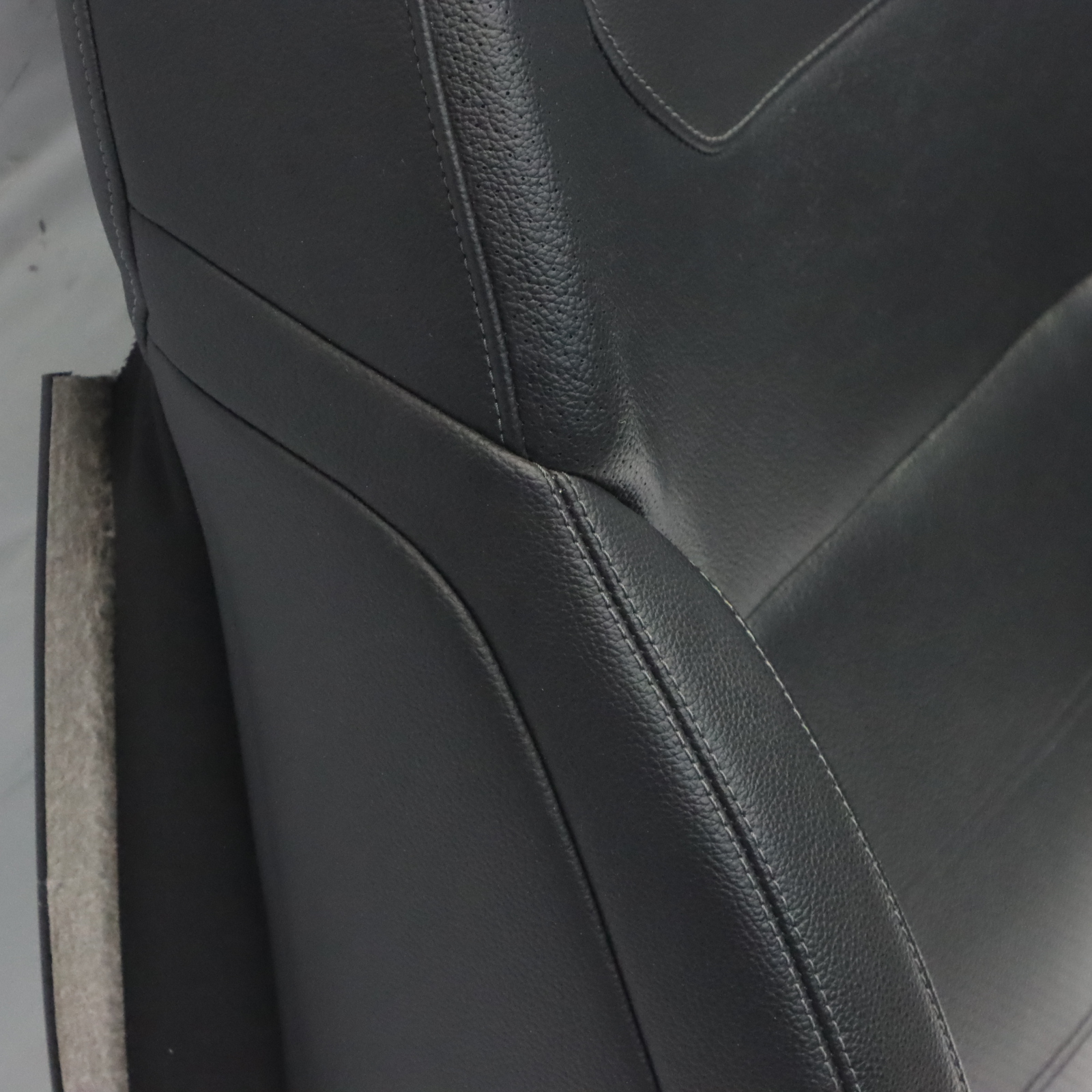 Mercedes GLE 250 AM Backrest Front Seat Right O/S Imitaion Leather Black