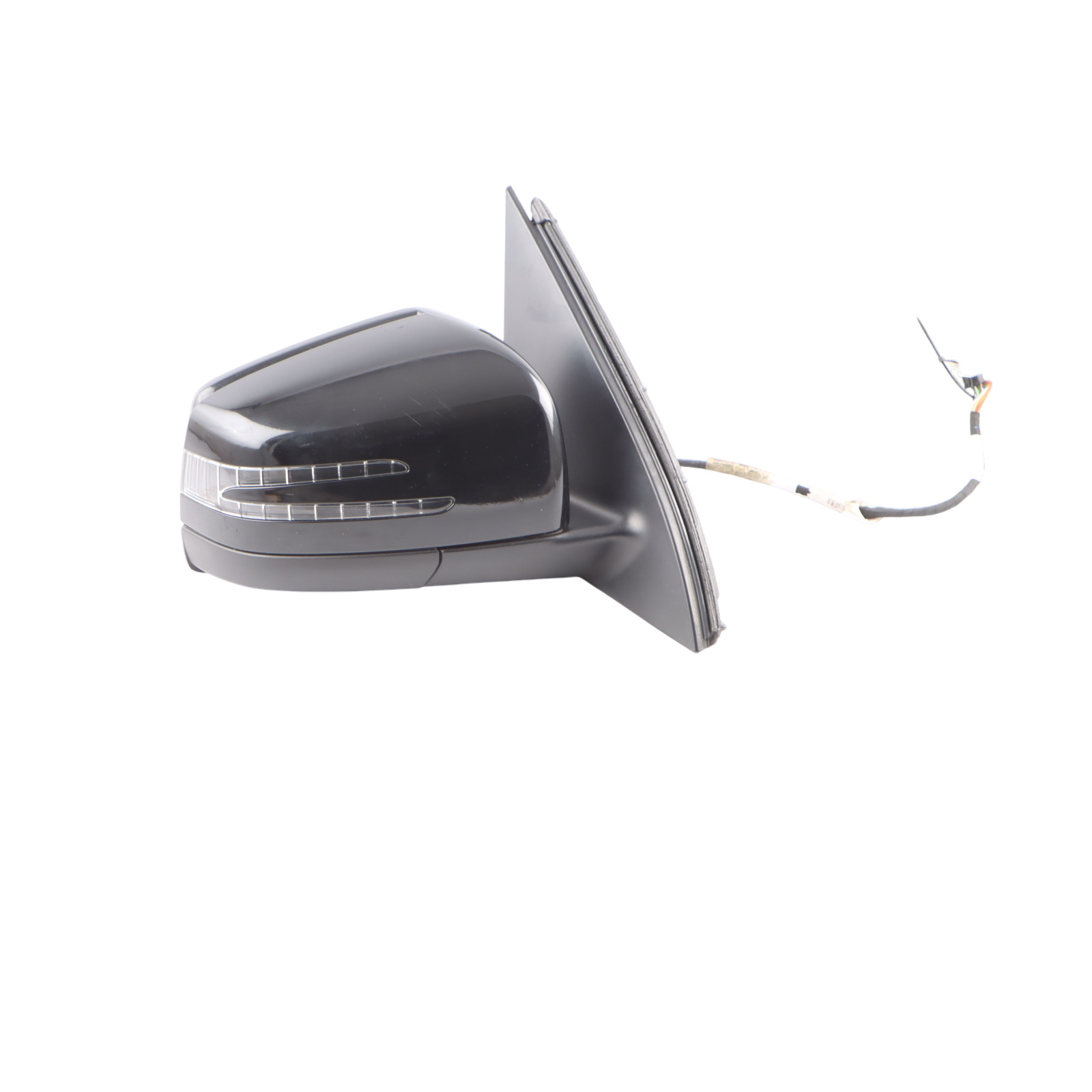 Mercedes ML W166 Wing Mirror Left N/S Power Fold Auto Dim Black - 040