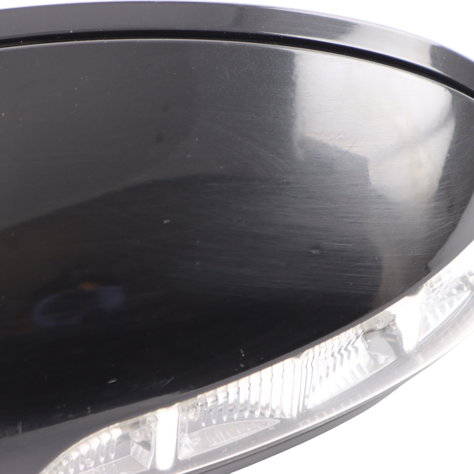 Mercedes W221 S320 Wing Mirror Left N/S Obsidian Black Metallic 197 A2218100376