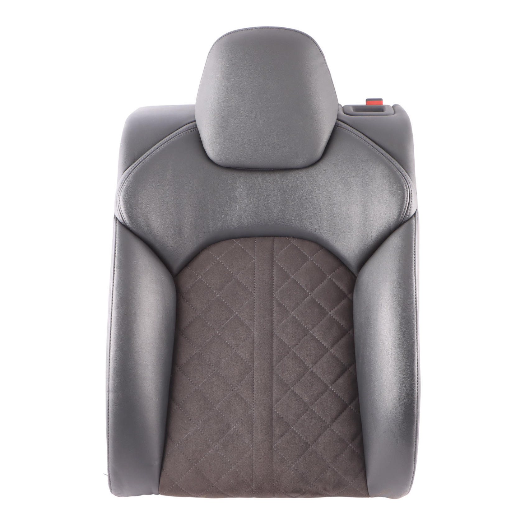 Audi S7 4G Rear Bench Seat Cover Left N/S Leather Black Brown Cloth 4G8885775B