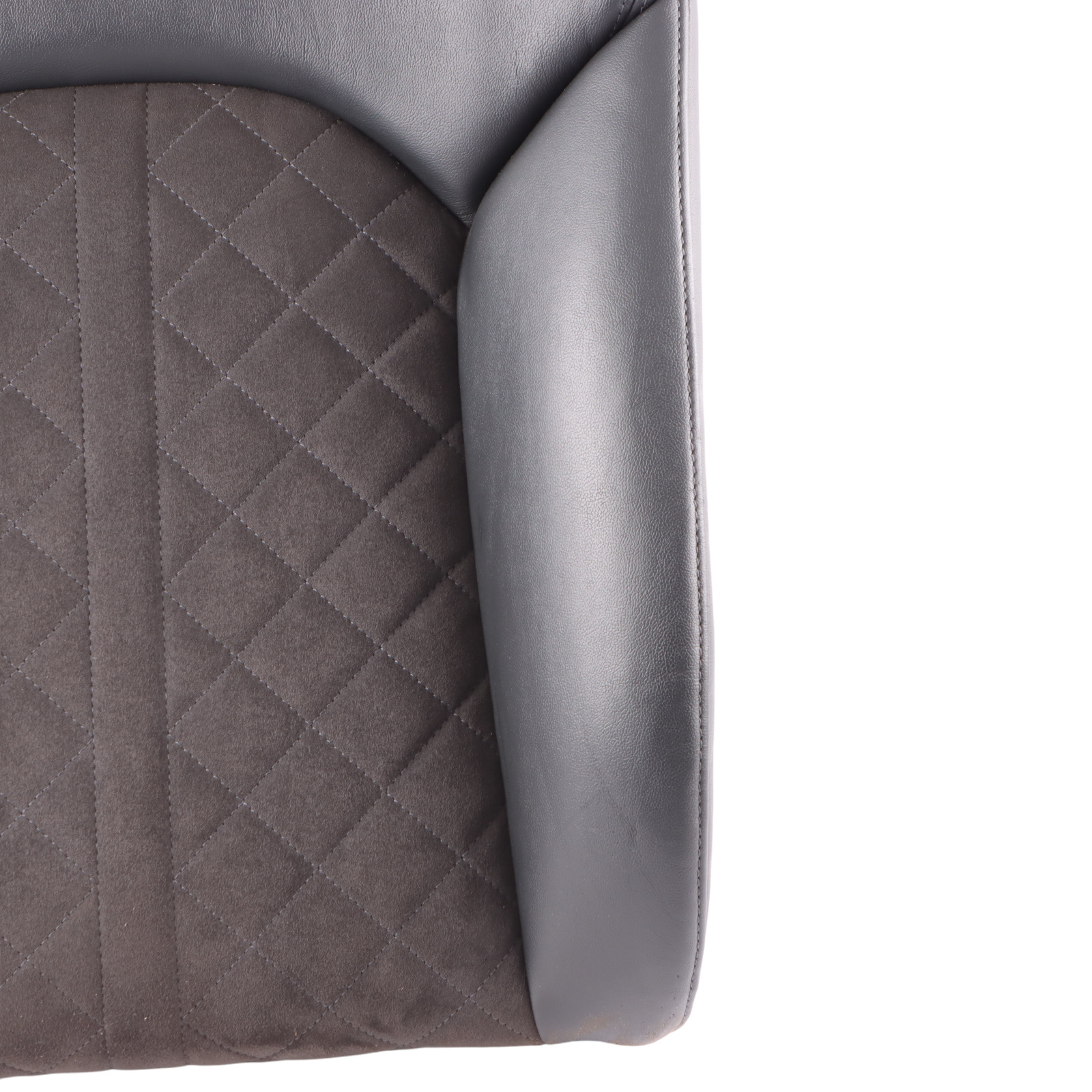 Audi S7 4G Rear Bench Seat Cover Left N/S Leather Black Brown Cloth 4G8885775B