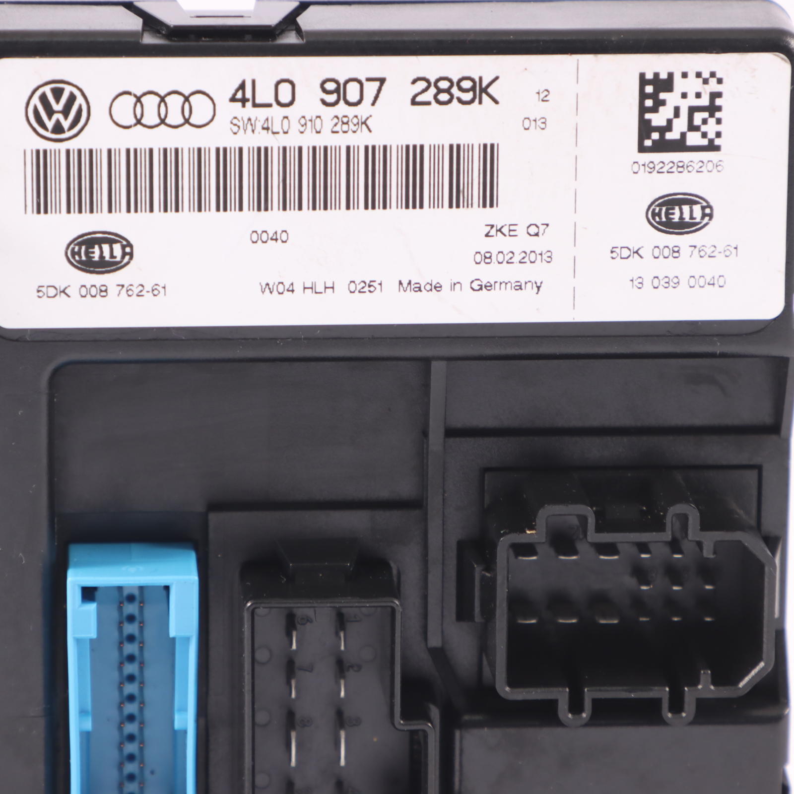 Audi Q7 4L Body Control Comfort Unit Module BCM Unit ECU 4L0907289K