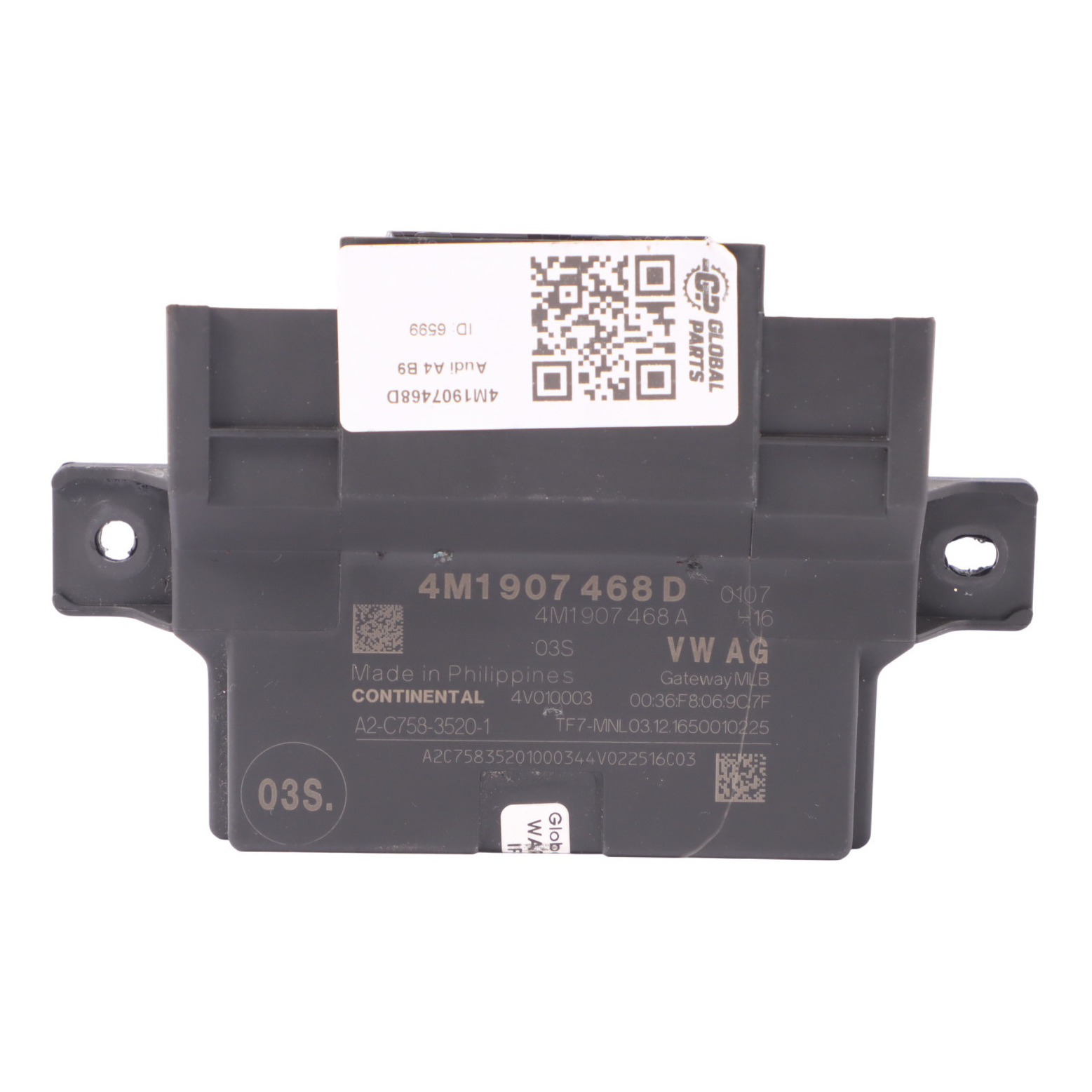 Audi A4 B9 Gateway Control Module Unit ECU 4M1907468D