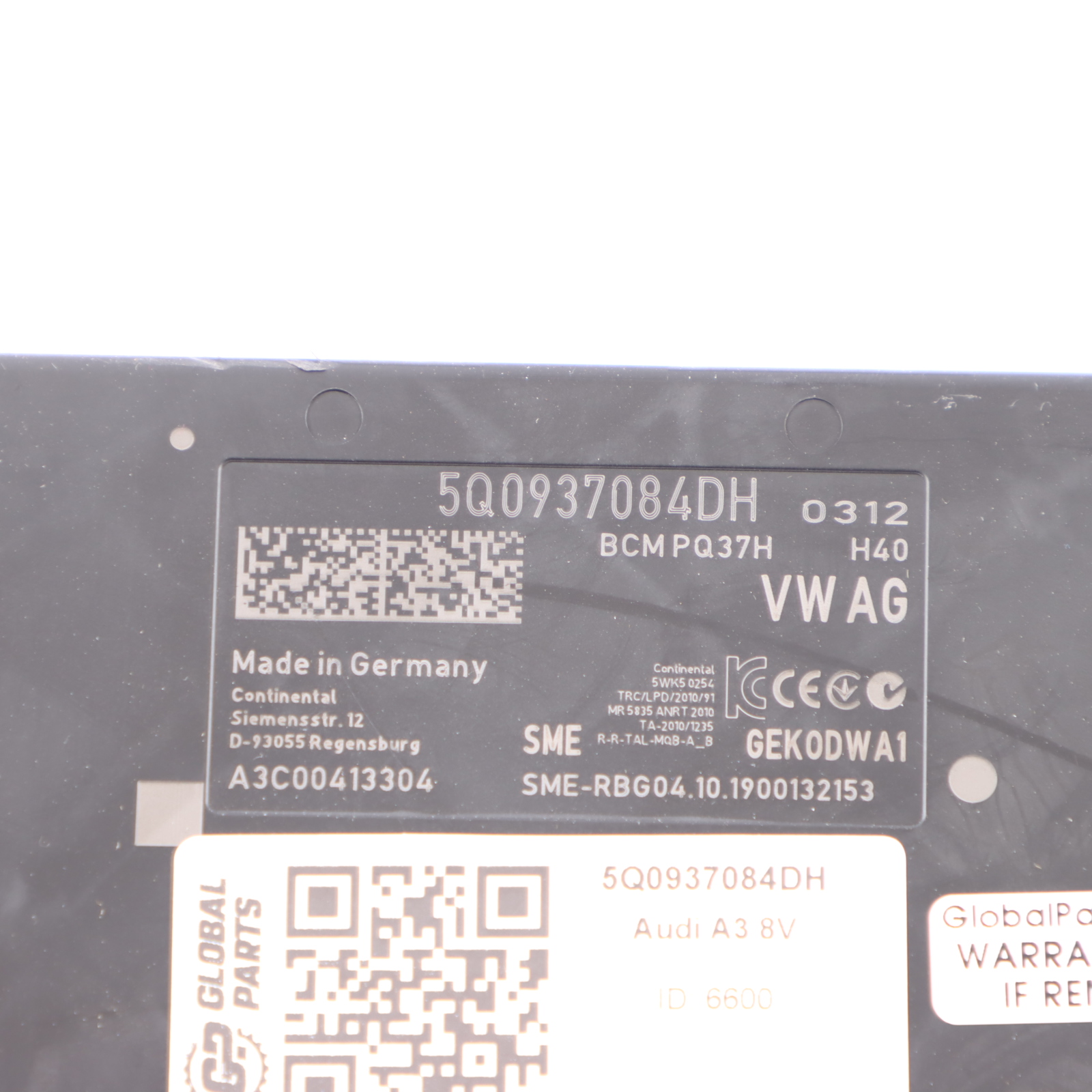 Volkswagen Crafter Audi A1 A3 8V Body Control Module Unit ECU 5Q0937084DH