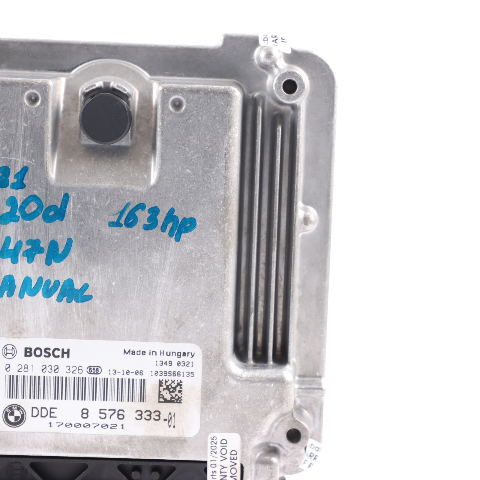 BMW F20 F30 F32 120d 320d 420d N47N 184HP Engine Unit ECU DDE 8576333 Manual