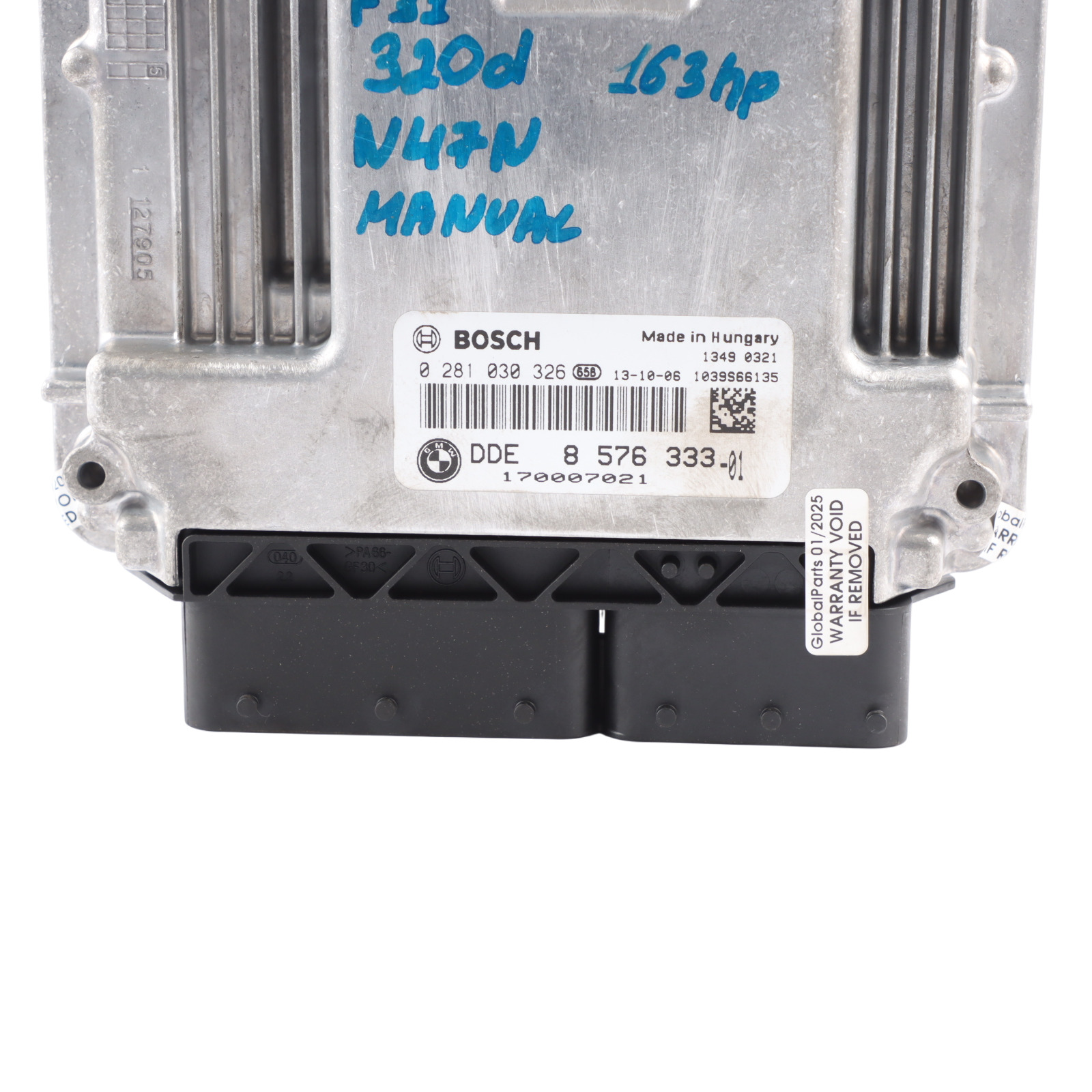 BMW F20 F30 F32 120d 320d 420d N47N 184HP Engine Unit ECU DDE 8576333 Manual