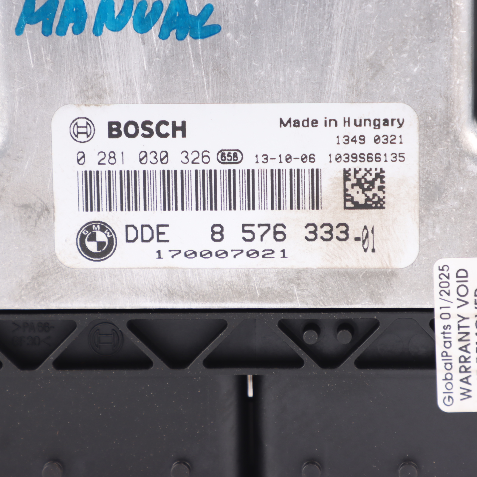 BMW F20 F30 F32 120d 320d 420d N47N 184HP Engine Unit ECU DDE 8576333 Manual