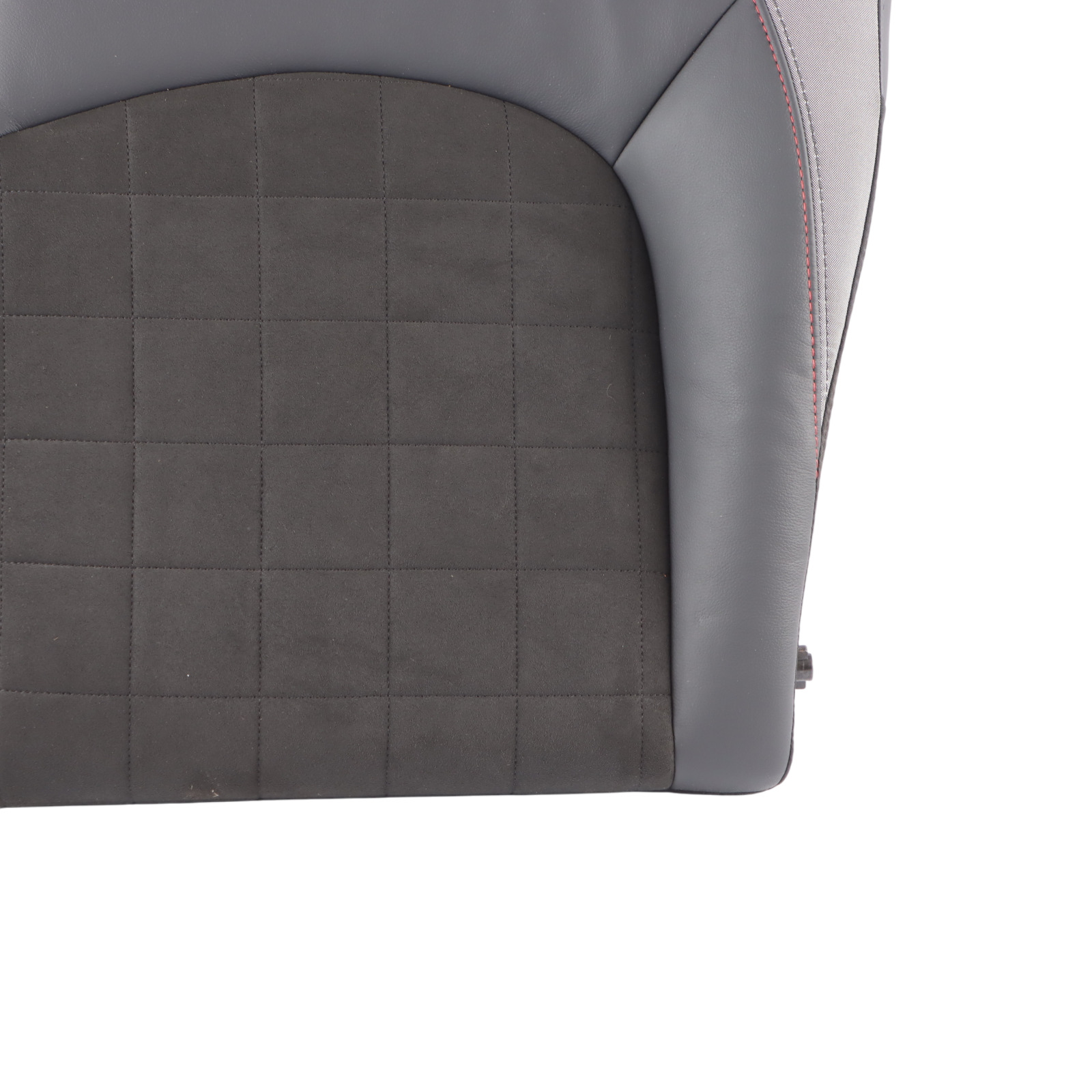 Mini F56 Seat Bench Backrest Rear Left N/S Half Leather Dinamica Carbon Black