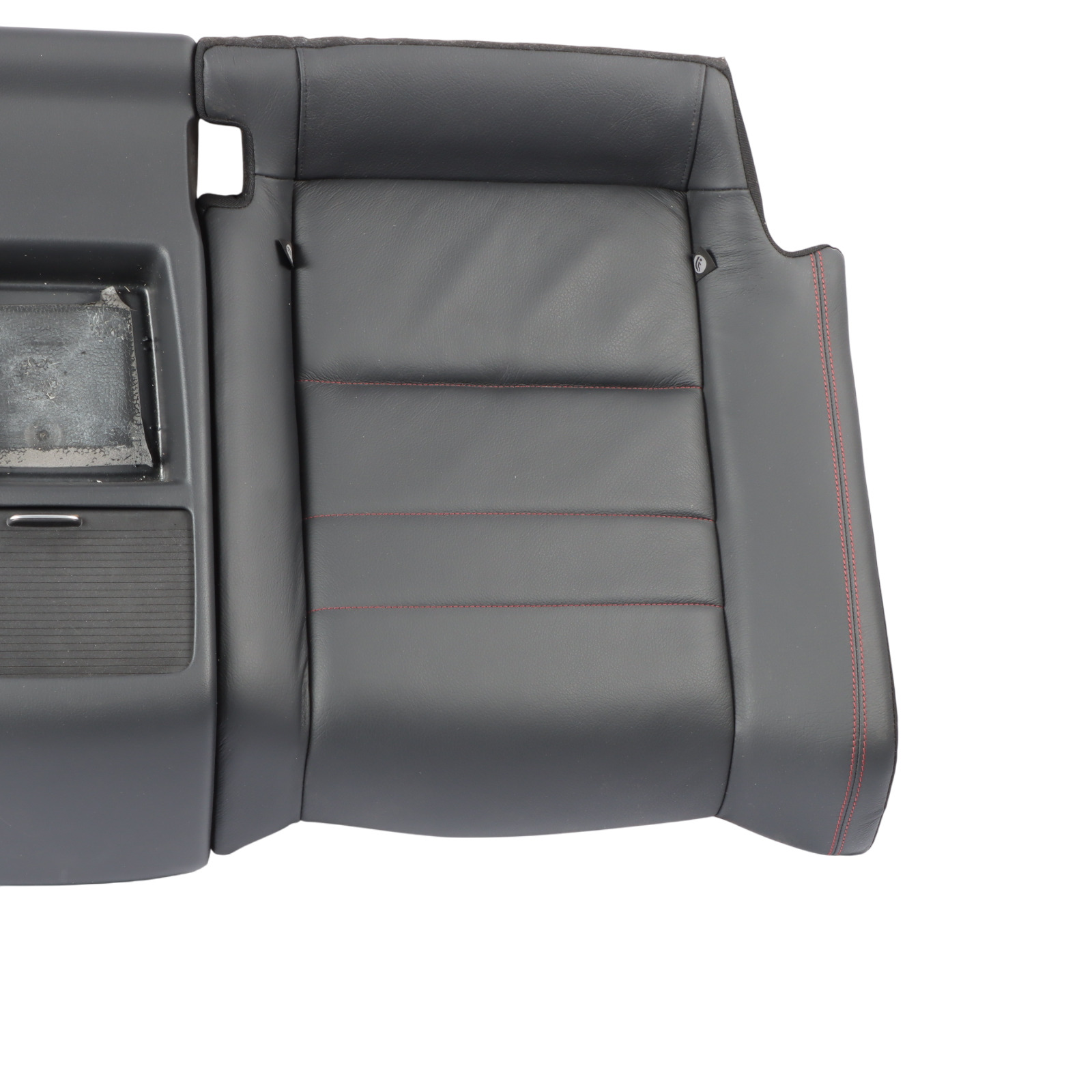 Mercedes C207 Rear Seat Bench Couch Seat Covering Black Leather