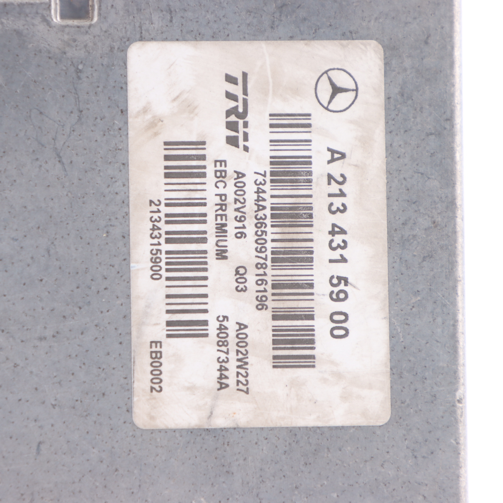 Hydraulic Unit Mercedes W213 W217 W257 ABS Pump A2134315900