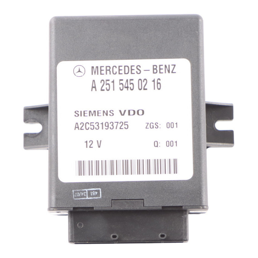 Air Suspension Module Mercedes S211 W251 Control Module Unit A2515450216