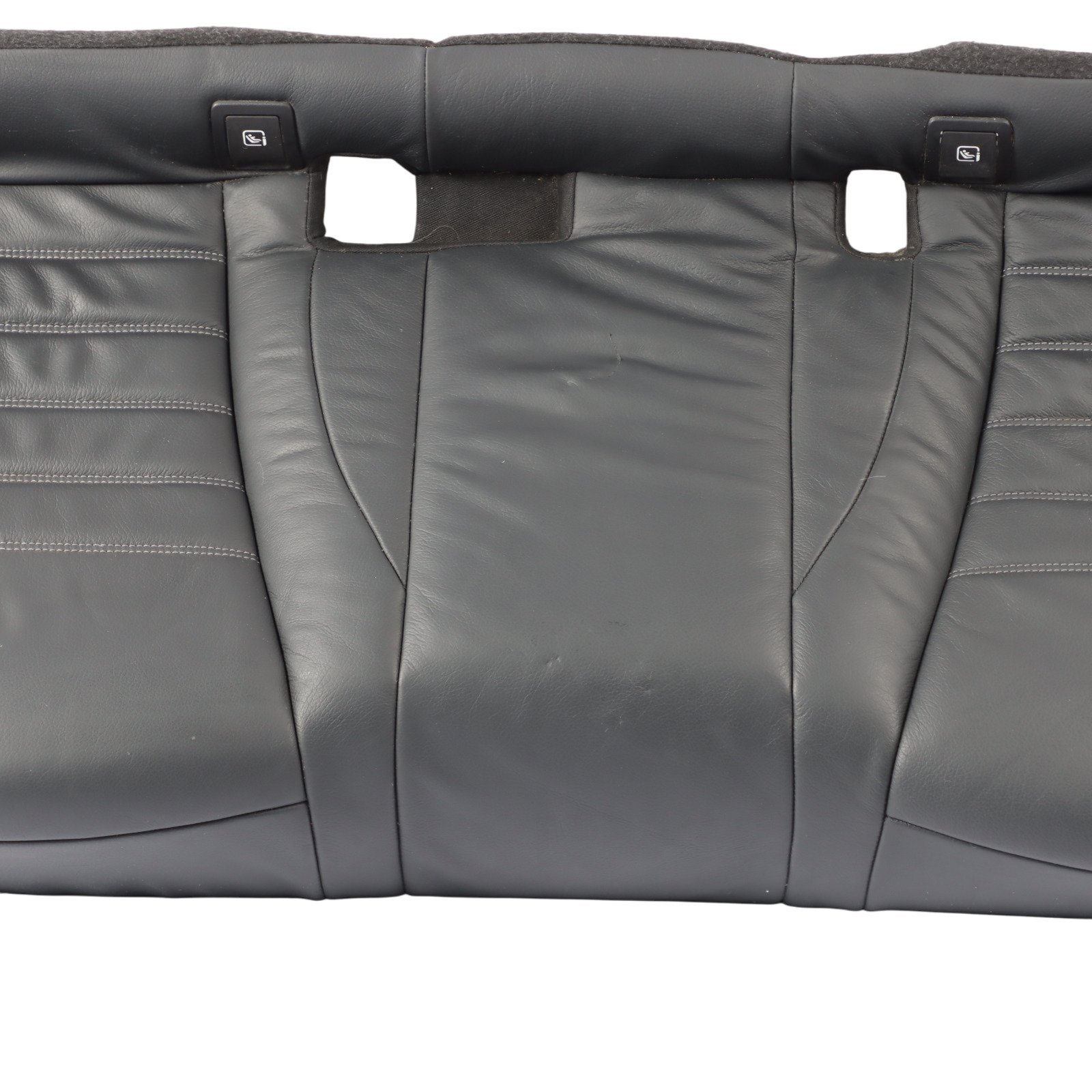 Mercedes C253 Rear Seat Bench Couch Sofa Covering Black Leather