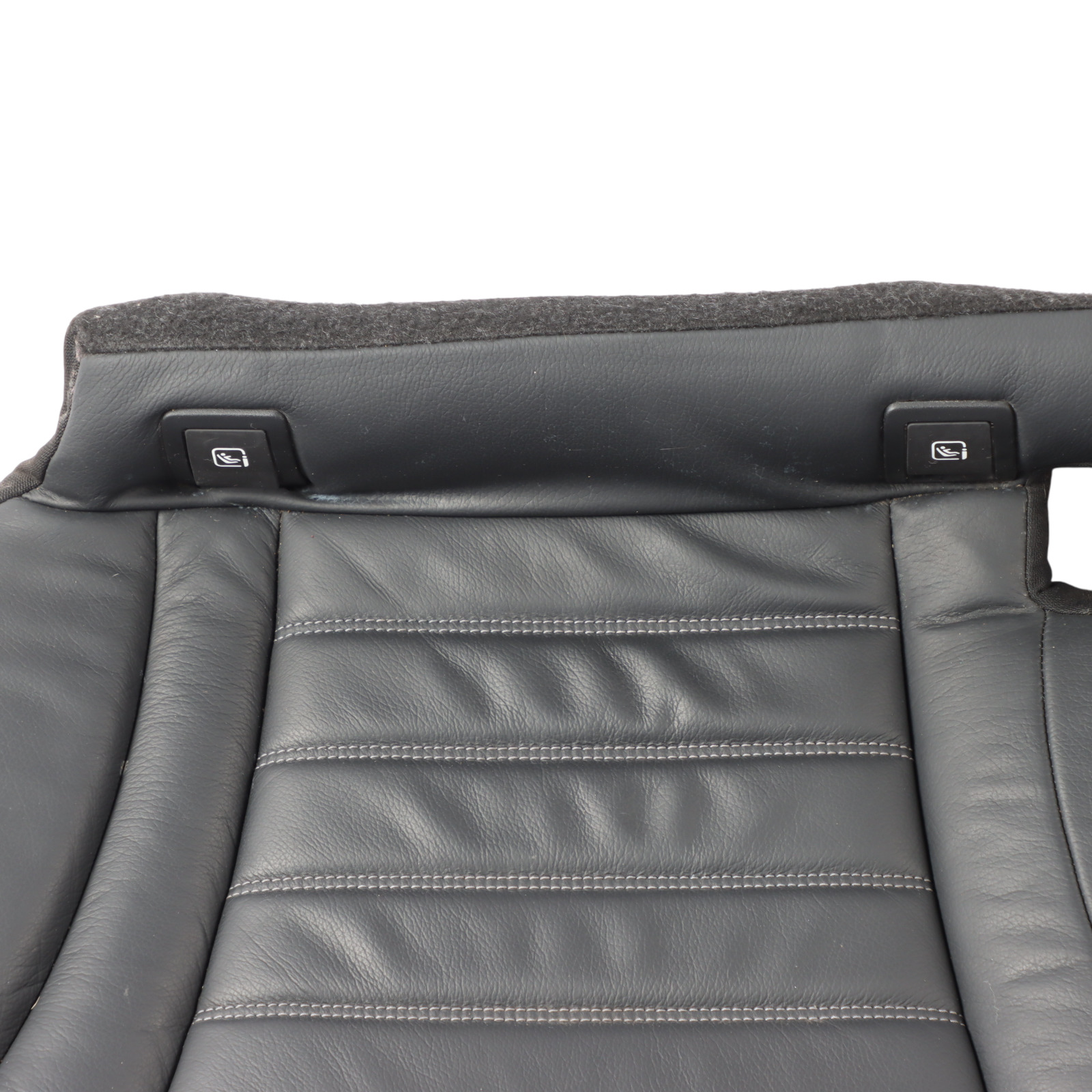 Mercedes C253 Rear Seat Bench Couch Sofa Covering Black Leather