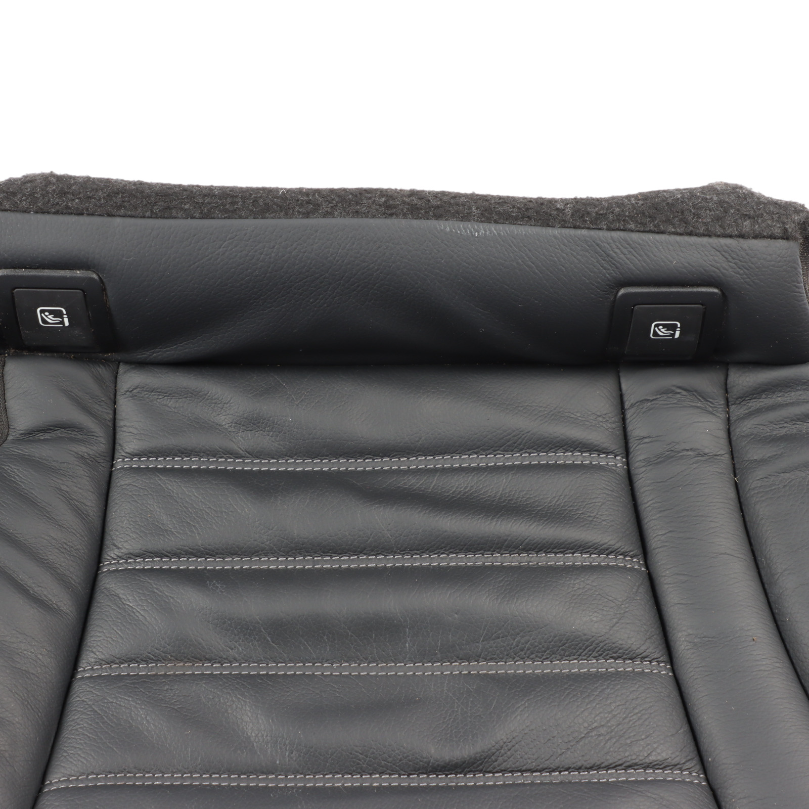 Mercedes C253 Rear Seat Bench Couch Sofa Covering Black Leather