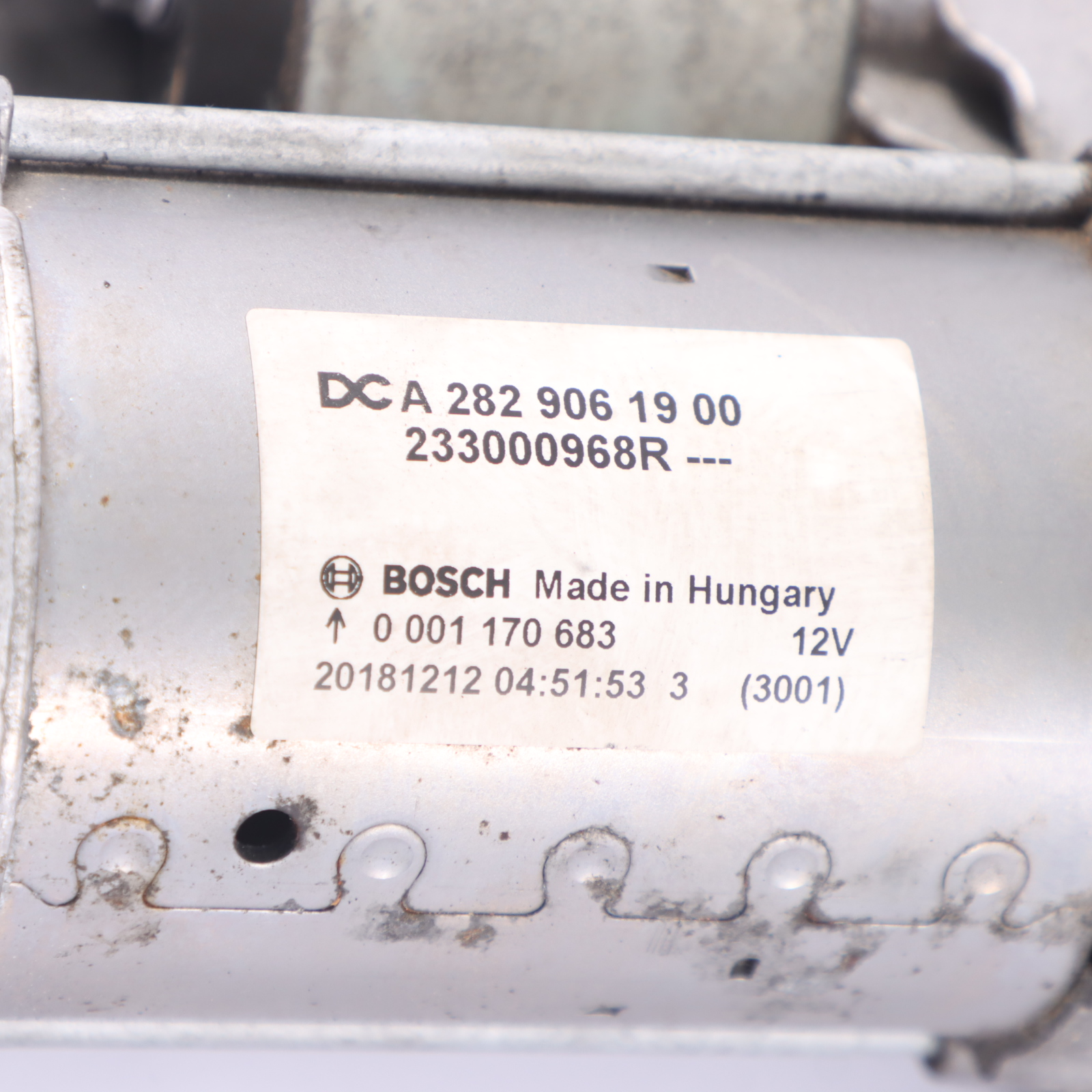 Mercedes W177 M282 Petrol Engine Starter Motor A2829061900