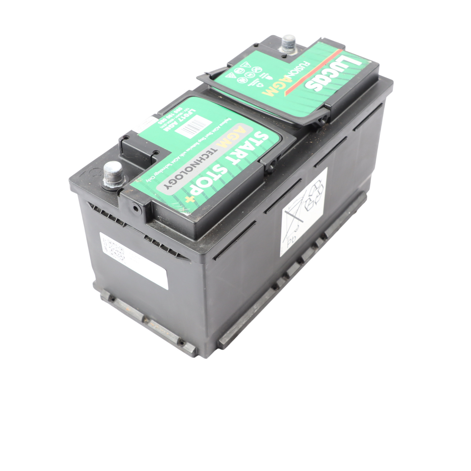 Lucas LF017 AGM Start Stop Car Battery 95Ah 850A 12V 