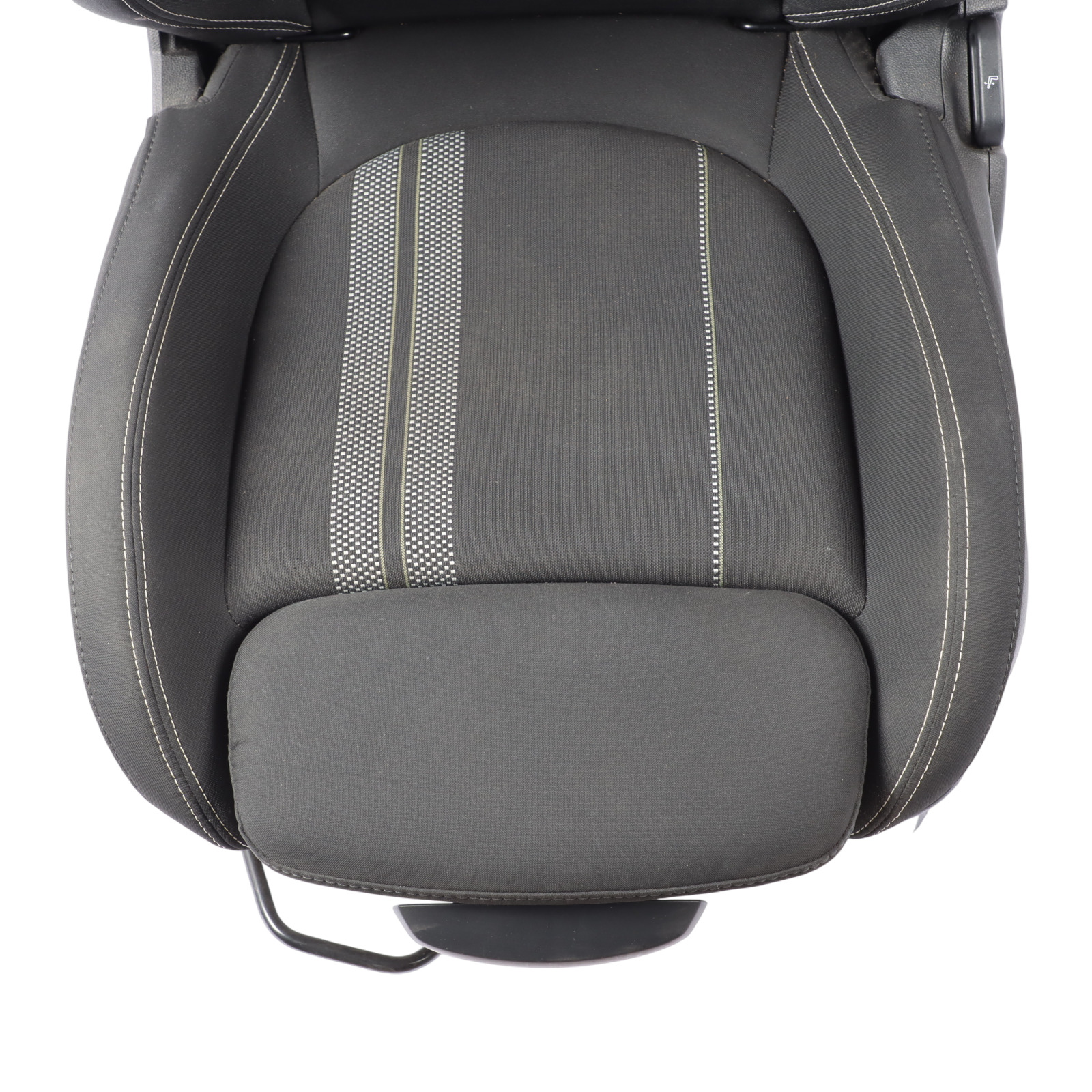 Mini F55 Sport Seat Front Left N/S Cloth Double Stripe Carbon Black