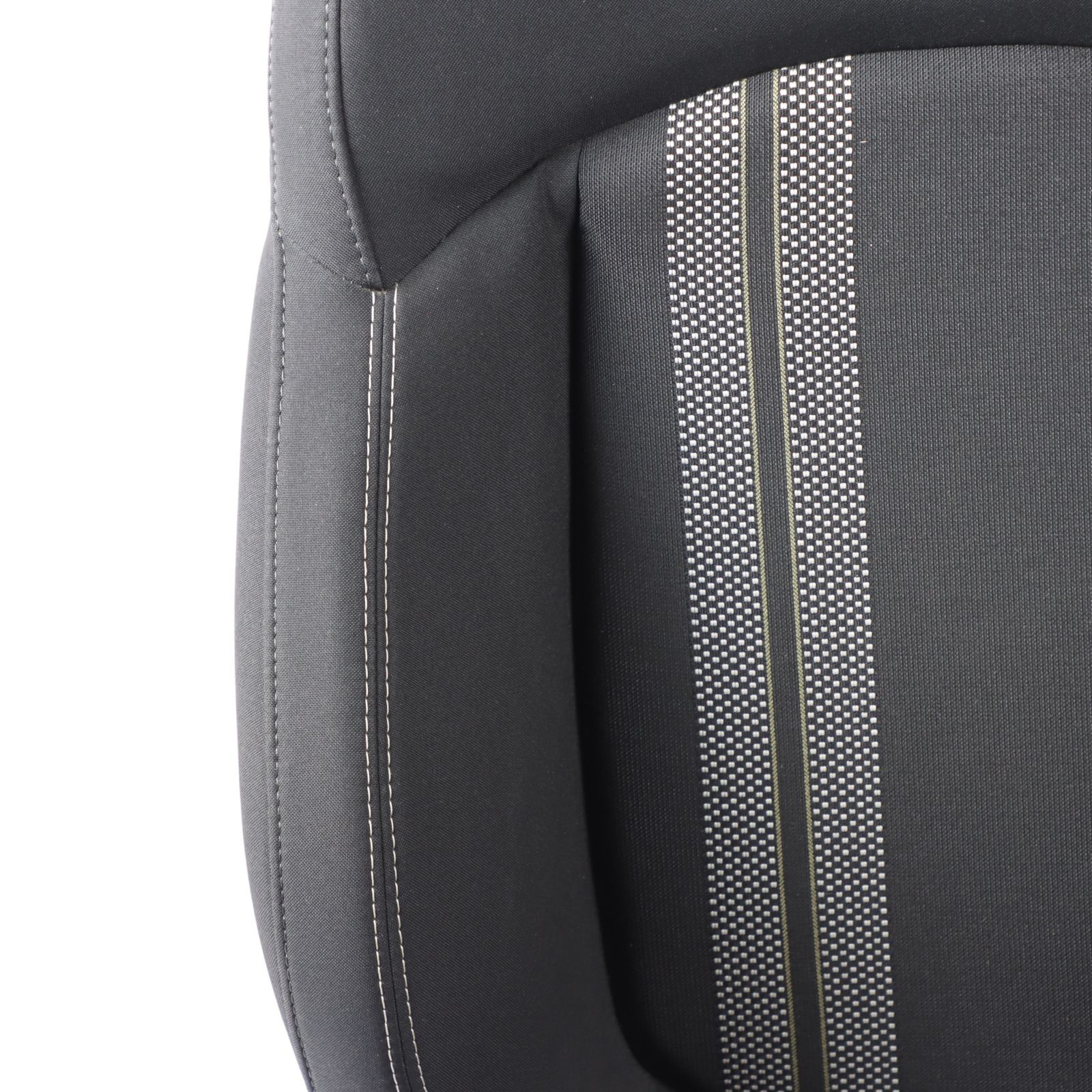 Mini F55 Sport Seat Front Left N/S Cloth Double Stripe Carbon Black