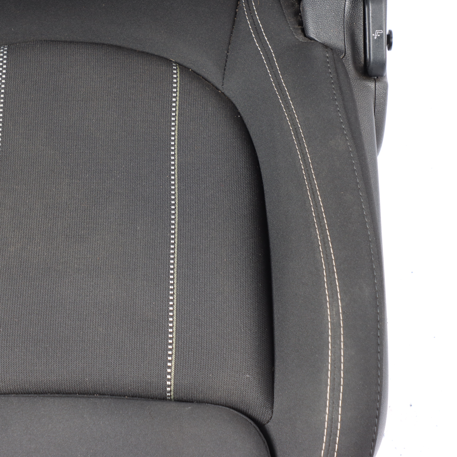 Mini F55 Sport Seat Front Left N/S Cloth Double Stripe Carbon Black