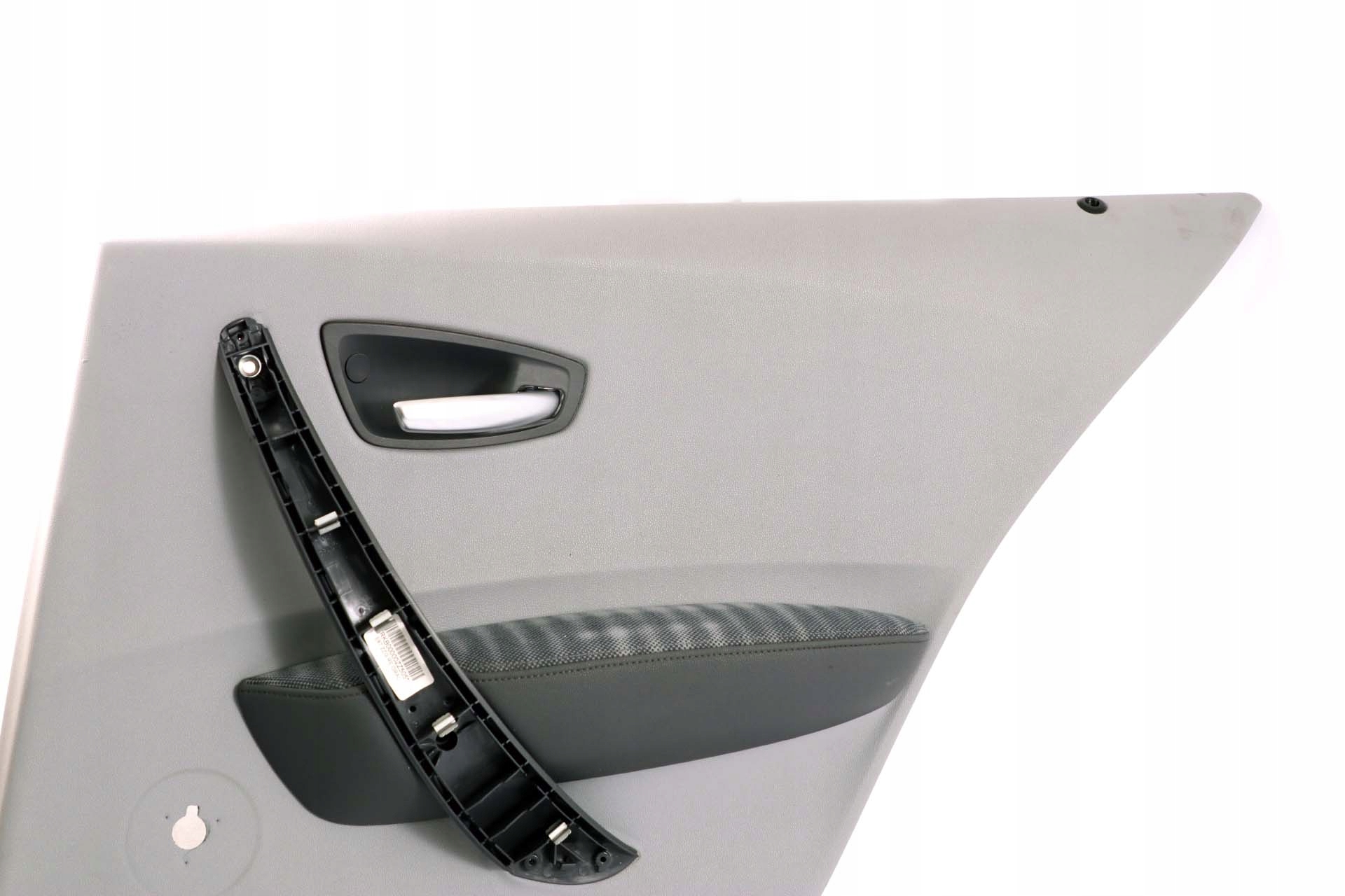 BMW 1 Series E87 Door Card Trim Panel Rear Right O/S Alaskagrau Grey