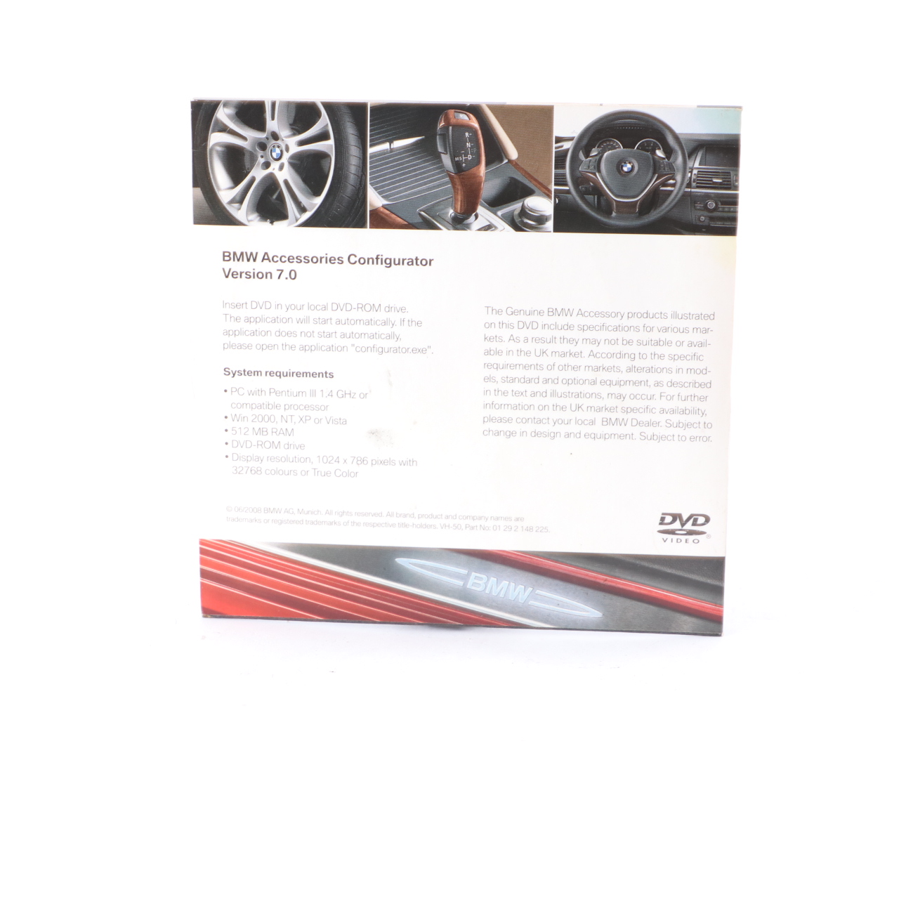 BMW Accessories Configurator Disc CD Version 7.0 2148225