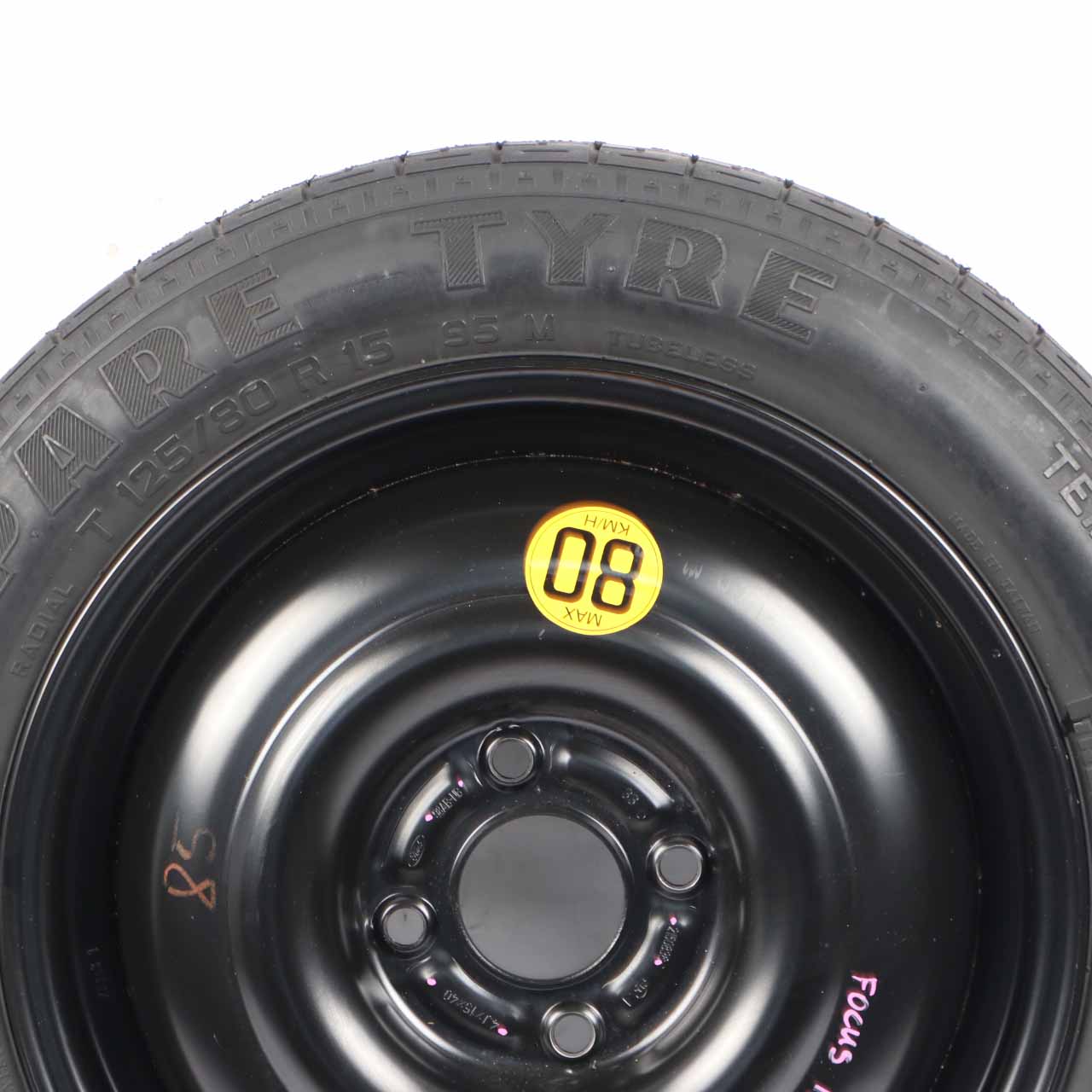 Ford Focus MK1 Compact Spare Wheel Steel R15 Tyre 125/80 2150836