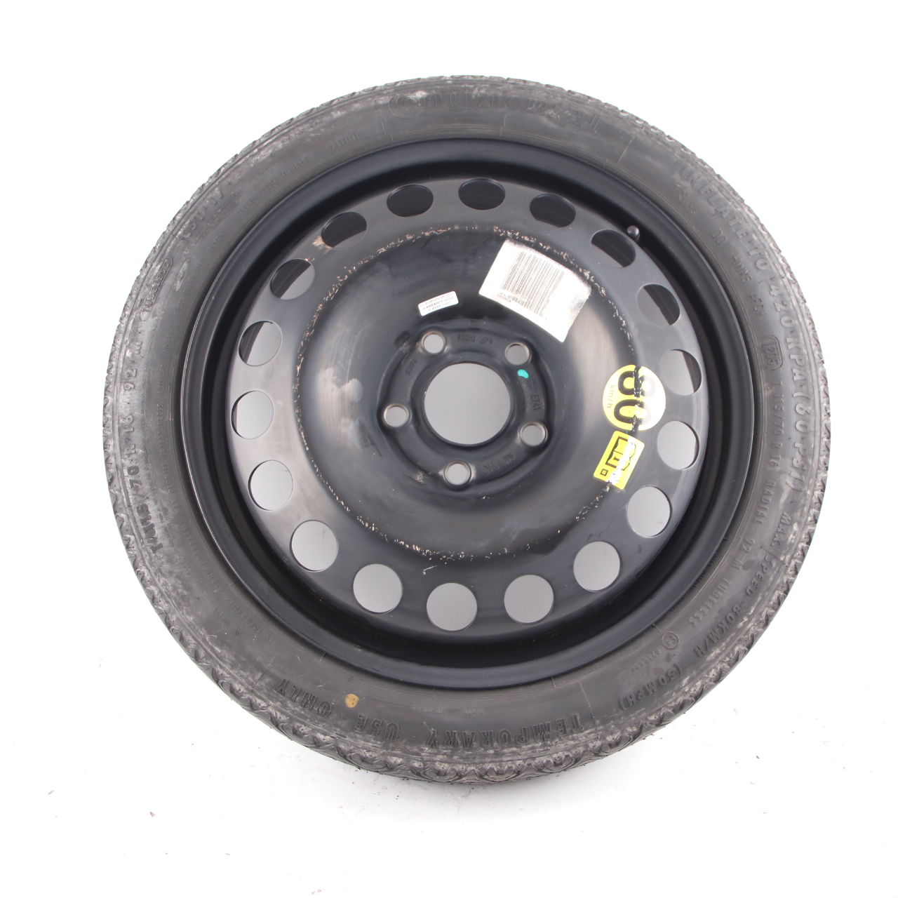 Spare Wheel Opel Astra H Compact Wheel Steel R16 4J Continental 115/70 2160115