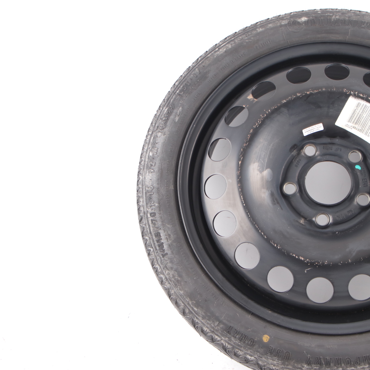 Spare Wheel Opel Astra H Compact Wheel Steel R16 4J Continental 115/70 2160115