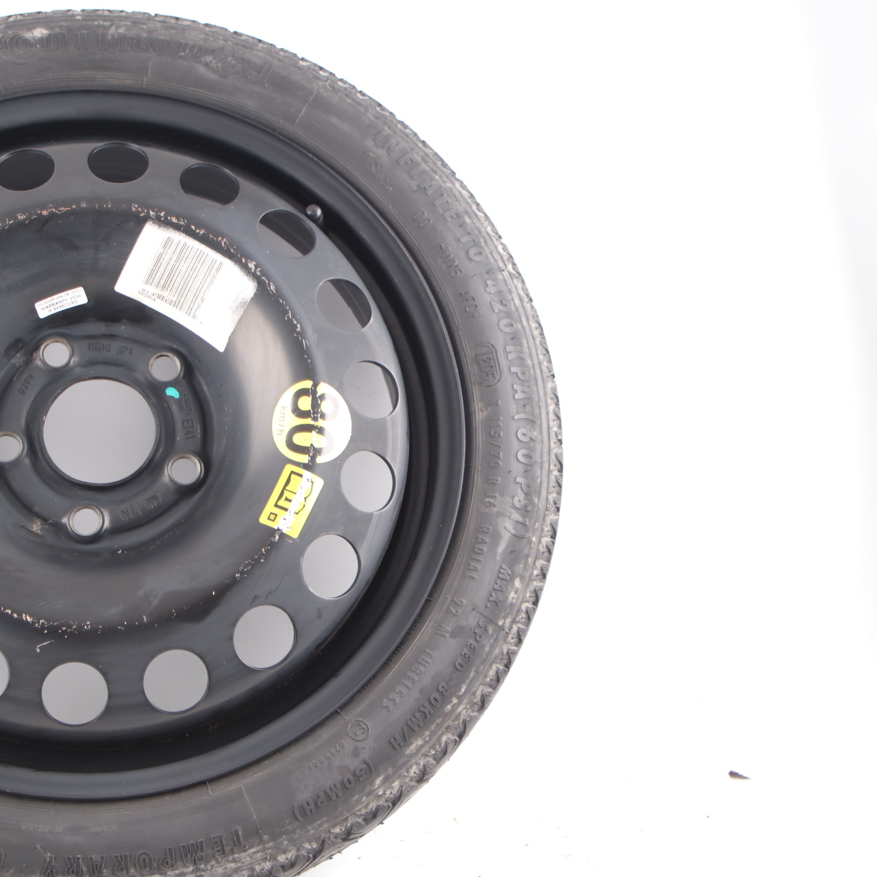 Spare Wheel Opel Astra H Compact Wheel Steel R16 4J Continental 115/70 2160115