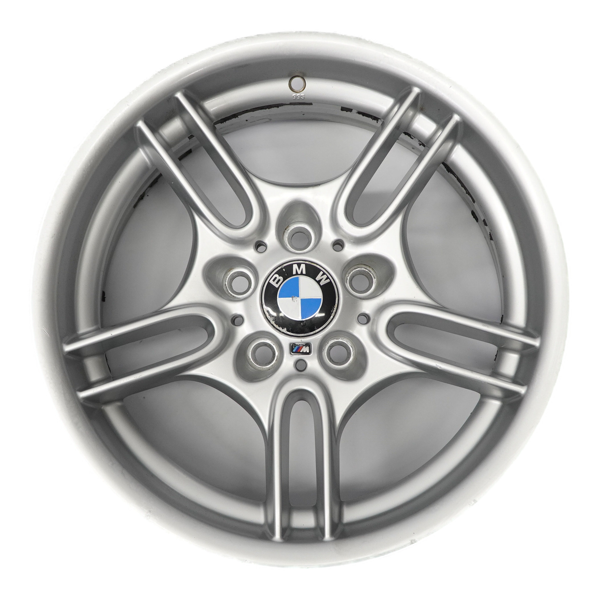 BMW E39 Silver Alloy Wheel Rim 17" 8J ET:20 M Parallel Spoke 66 2228995