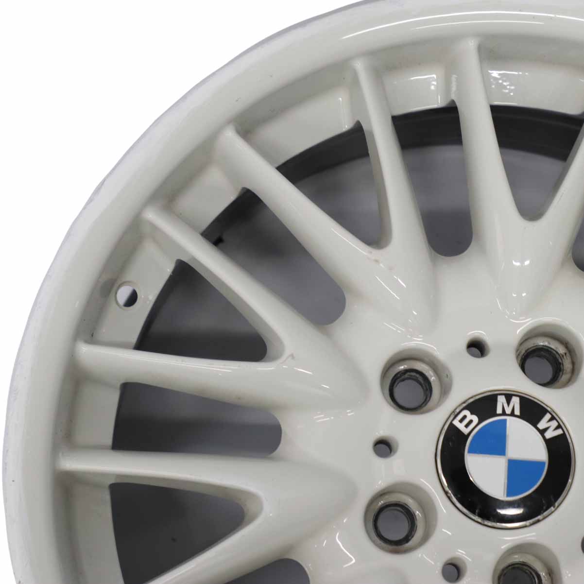 BMW E46 Front White Wheel Alloy Rim V spoke 72 18" 8J ET:47 2229145