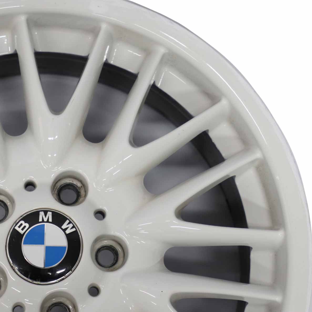 BMW E46 Front White Wheel Alloy Rim V spoke 72 18" 8J ET:47 2229145