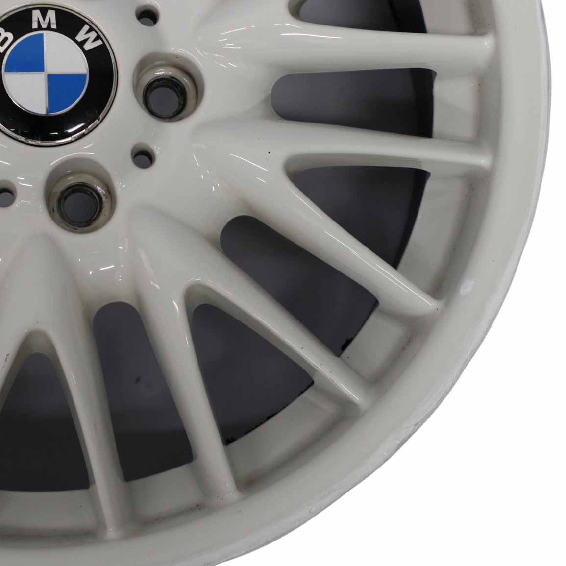 BMW E46 Front White Wheel Alloy Rim V spoke 72 18" 8J ET:47 2229145