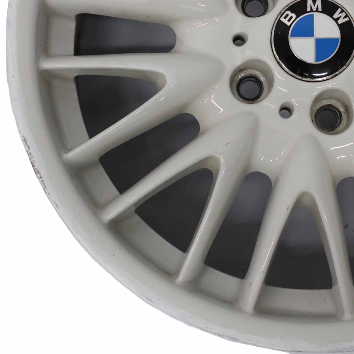 BMW E46 Front White Wheel Alloy Rim V spoke 72 18" 8J ET:47 2229145