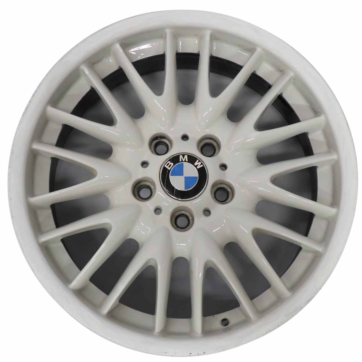 BMW E46 Front White Wheel Alloy Rim V spoke 72 18" 8J ET:47 2229145