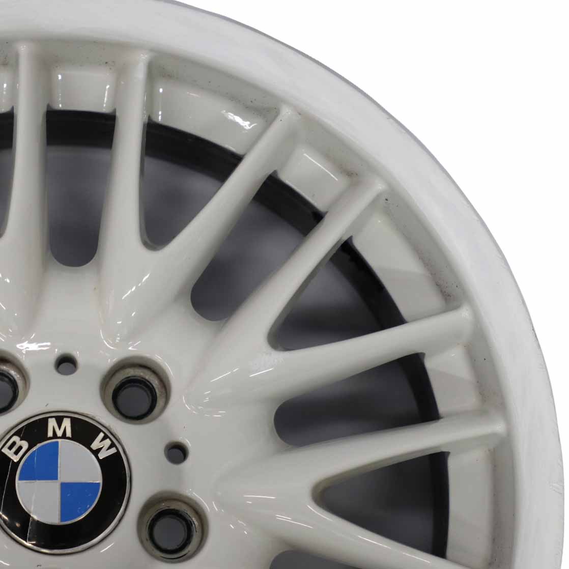 BMW E46 Front White Wheel Alloy Rim V spoke 72 18" 8J ET:47 2229145