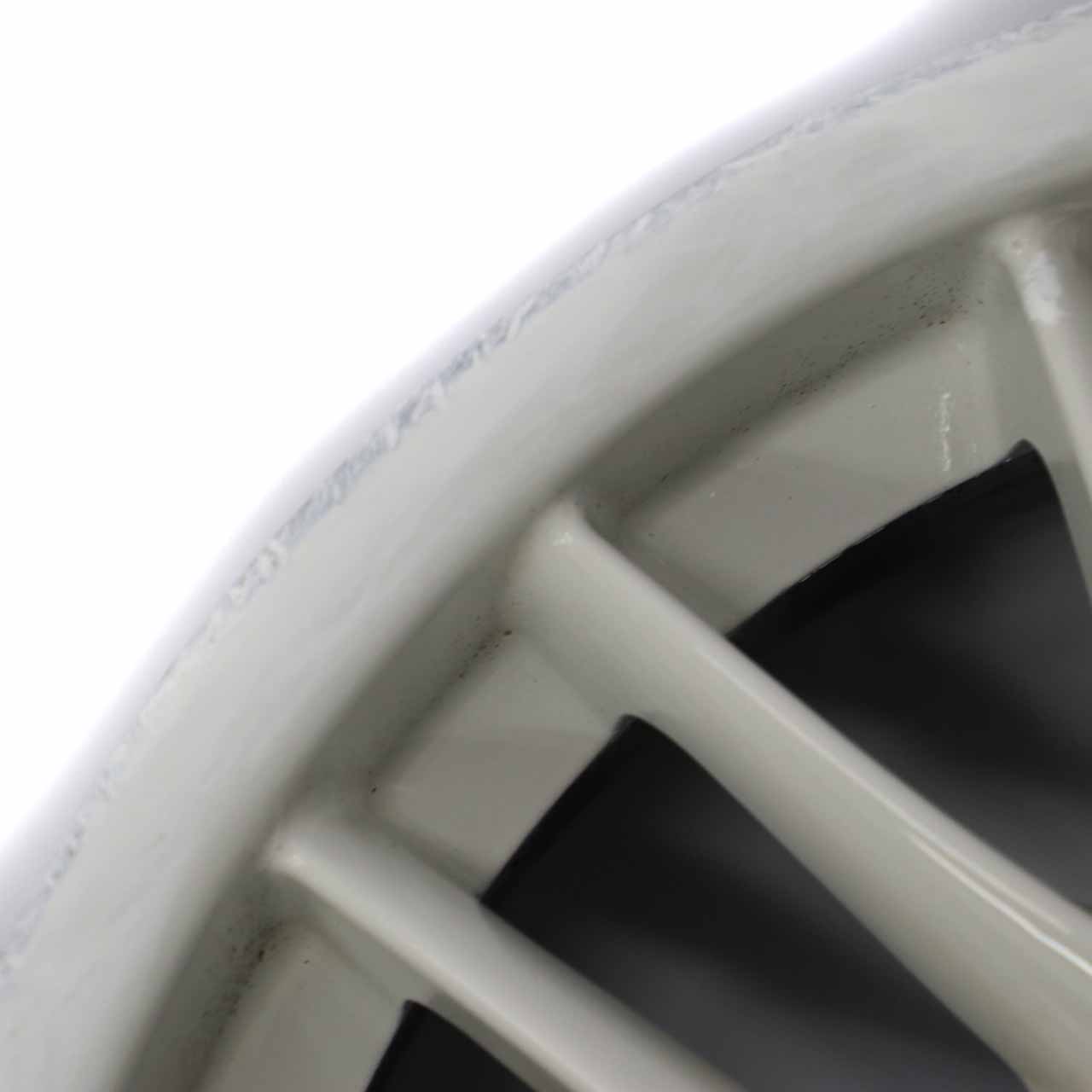 BMW E46 Front White Wheel Alloy Rim V spoke 72 18" 8J ET:47 2229145