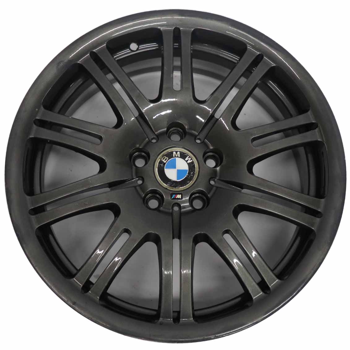 BMW E46 M3 Front Wheel Alloy Rim 19" M Double Spoke 67 8J ET:47 2229650