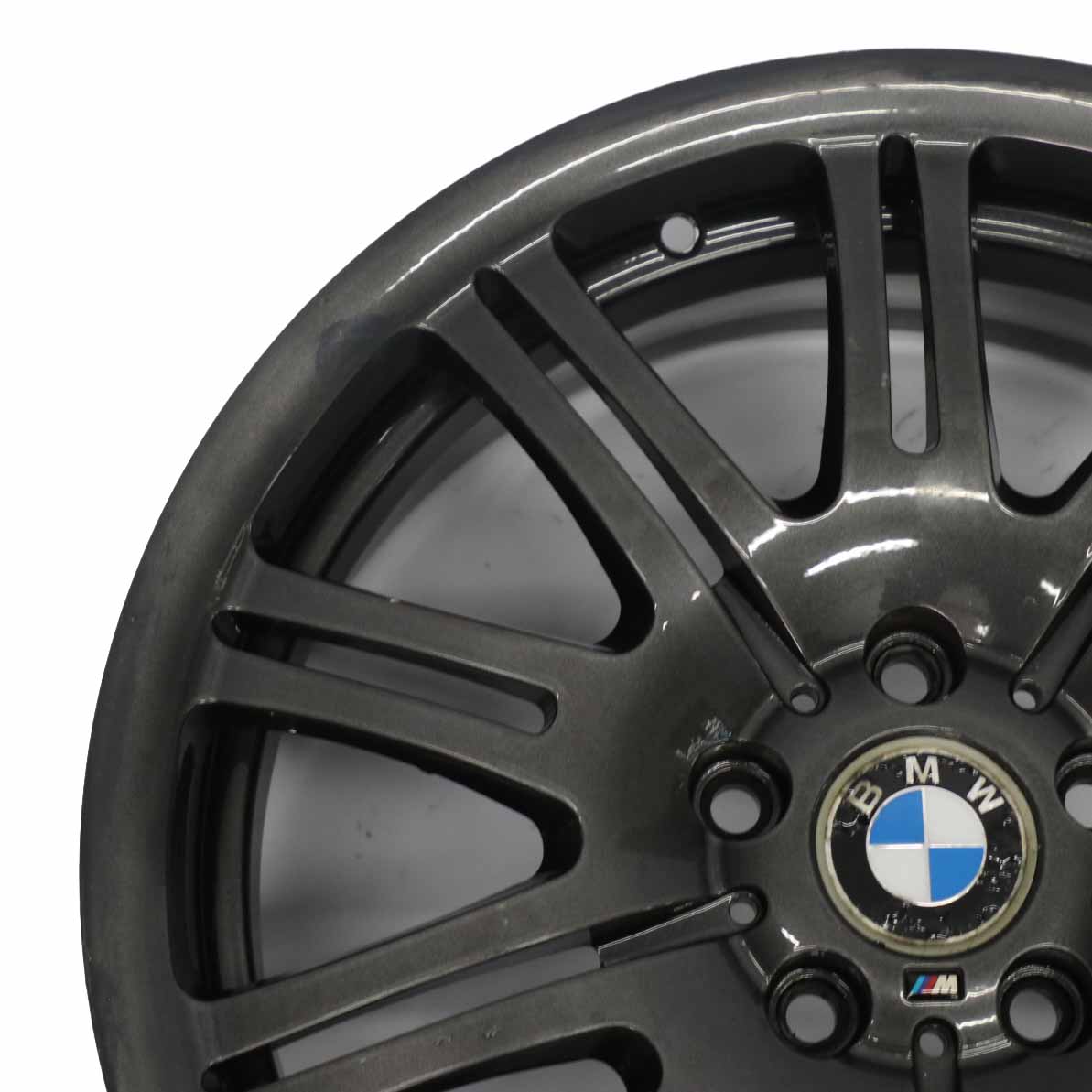 BMW E46 M3 Front Wheel Alloy Rim 19" M Double Spoke 67 8J ET:47 2229650