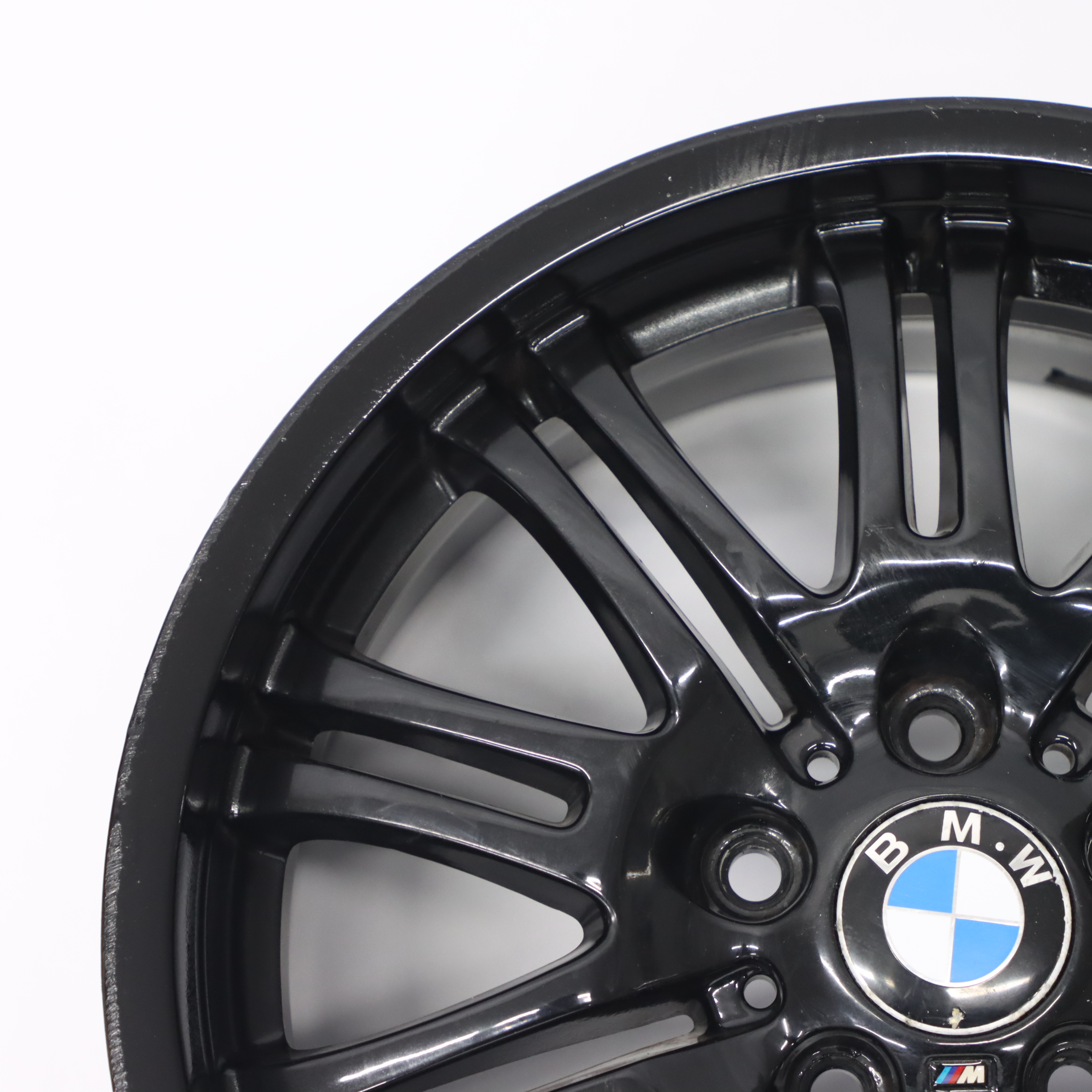 BMW E46 M3 Black Front Alloy Wheel 18" 8J ET:47 M Double Spoke 67 2229950